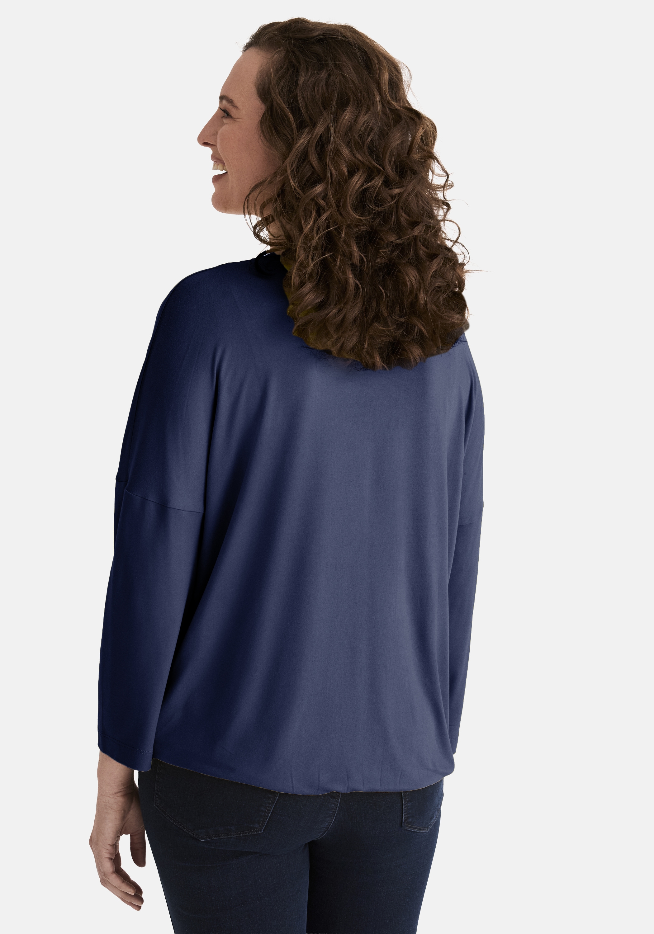 STOOKER WOMEN 3/4-Arm-Shirt »STCLEA T-Shirt 3/4-Arm«, Regular Fit T-Shirt Spitzen- Shirt für Damen