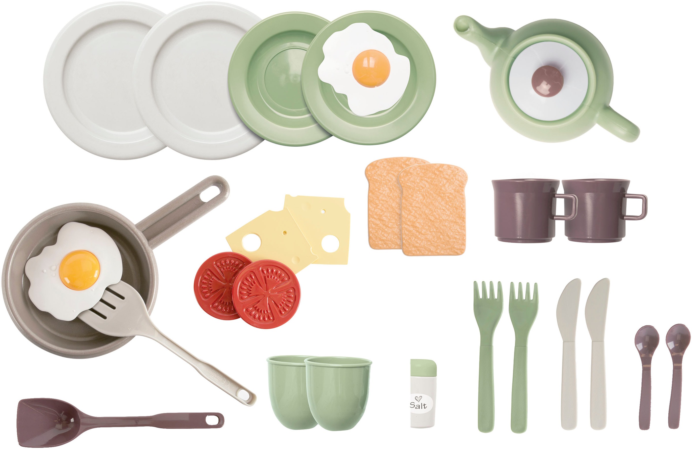 Spielgeschirr »Green Garden Frühstück Set«, (29 tlg.), Made in Europe