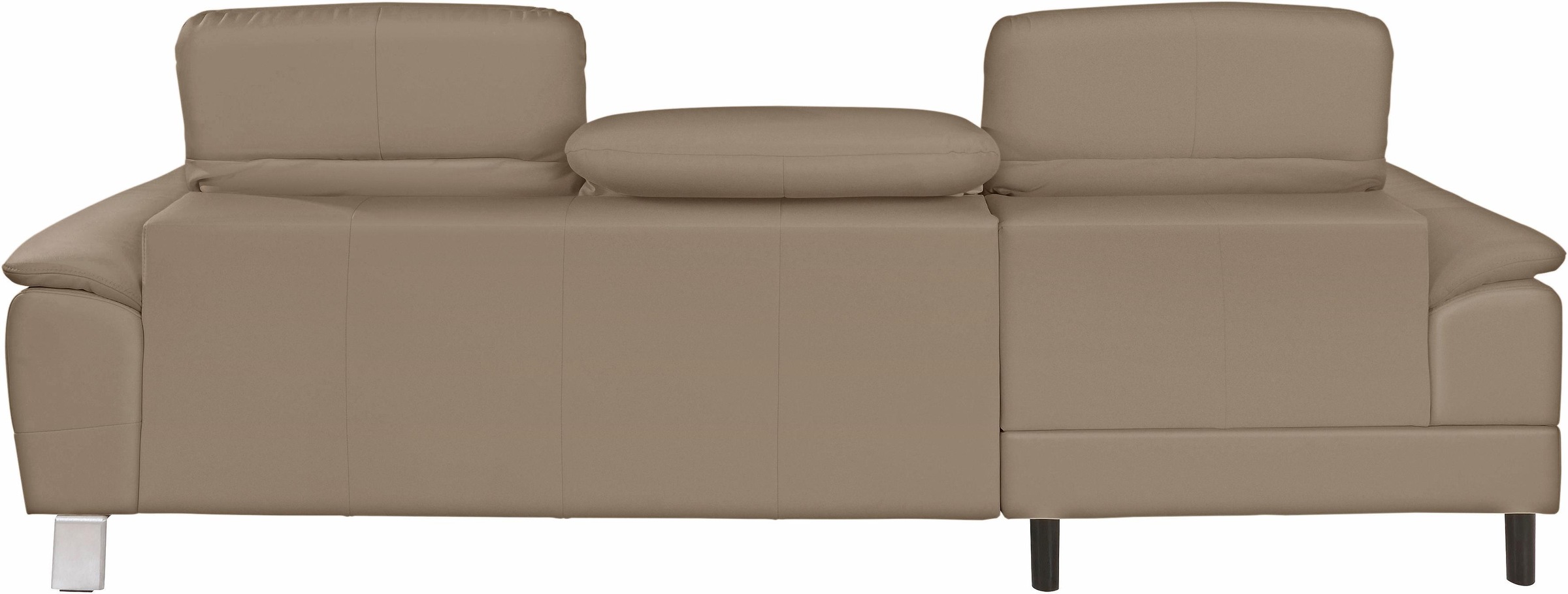 exxpo - sofa fashion Ecksofa »Mantua 2, inkl. Kopf- bzw. Rückenverstellung, bequem, L-Form«, wahlweise mit Bettfunktion und Bettkasten, tolle Verarbeitungsdetails