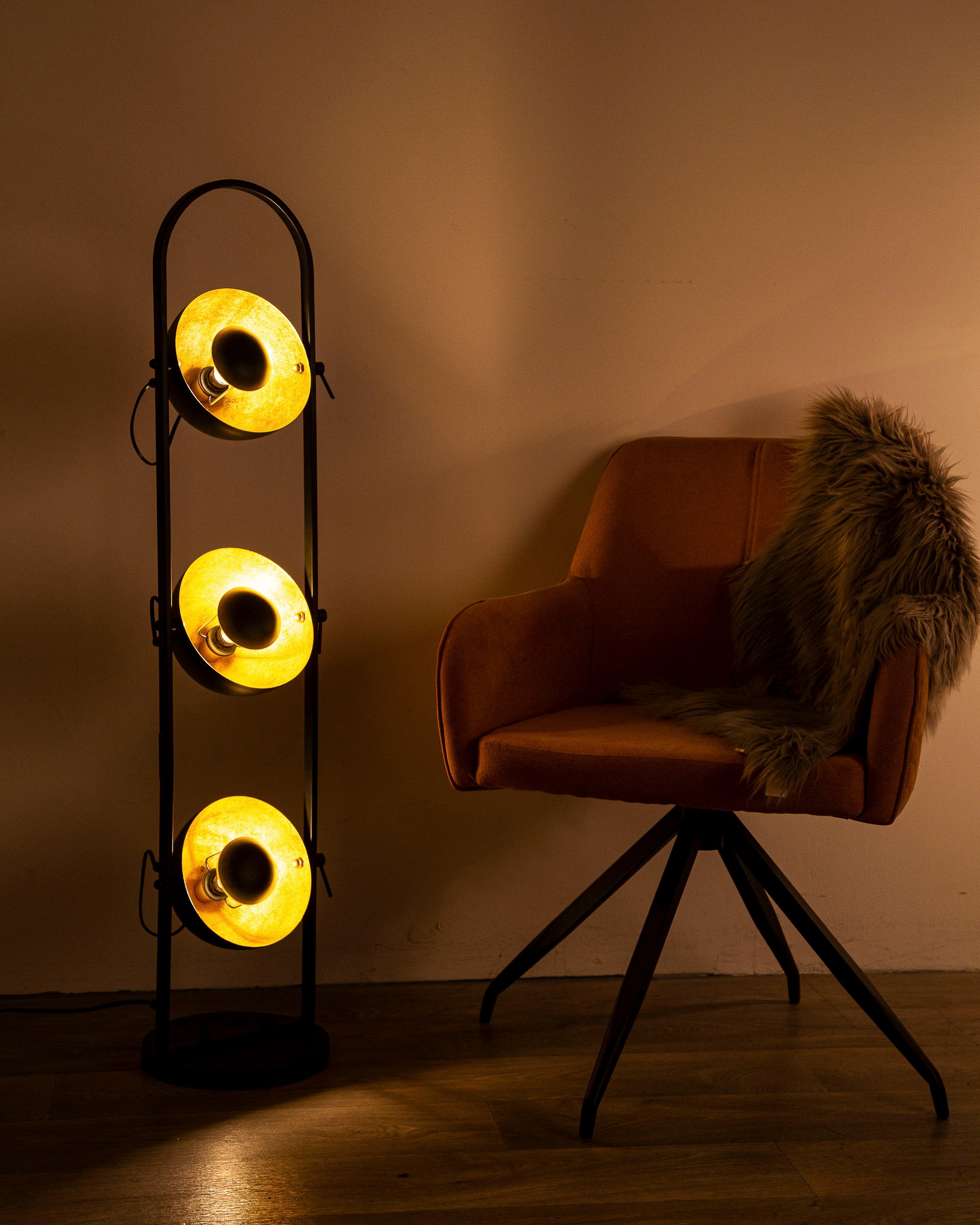 NOWA Stehlampe »OLE«, Leuchtmittel E14   ohne Leuchtmittel, Dreh-/Schwenkba günstig online kaufen
