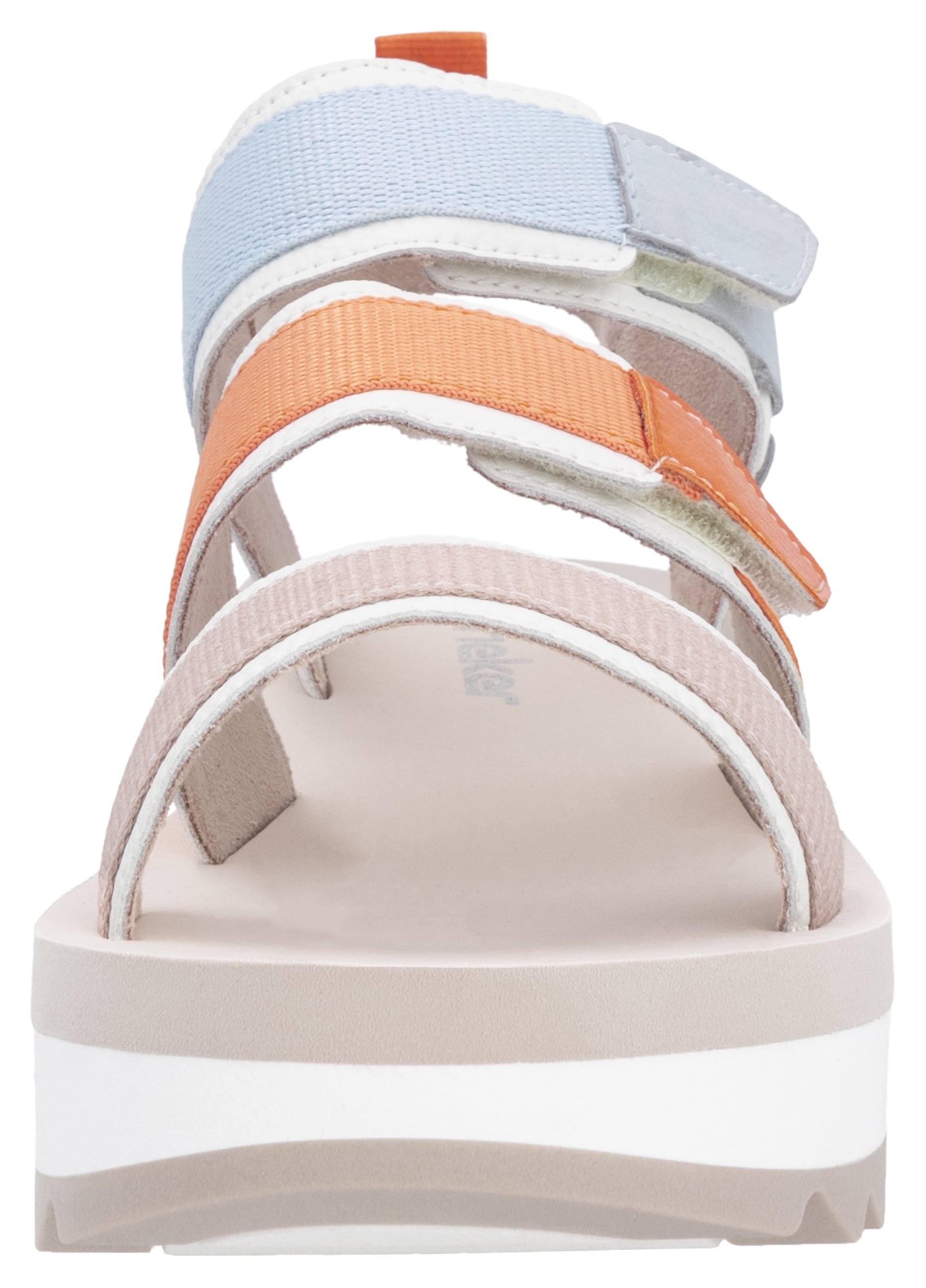 RIEKER Sport Plateausandale »Adelaide«  Sommerschuh, Outdoorsandale, Sandalette mit Klettverschlüsse