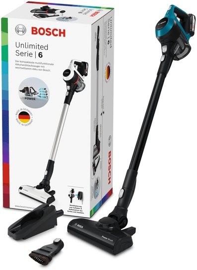 BOSCH Akku-Stielstaubsauger »Unlimited 6 BKS6111P, Hygiene-Filter, 10 Jahre günstig online kaufen
