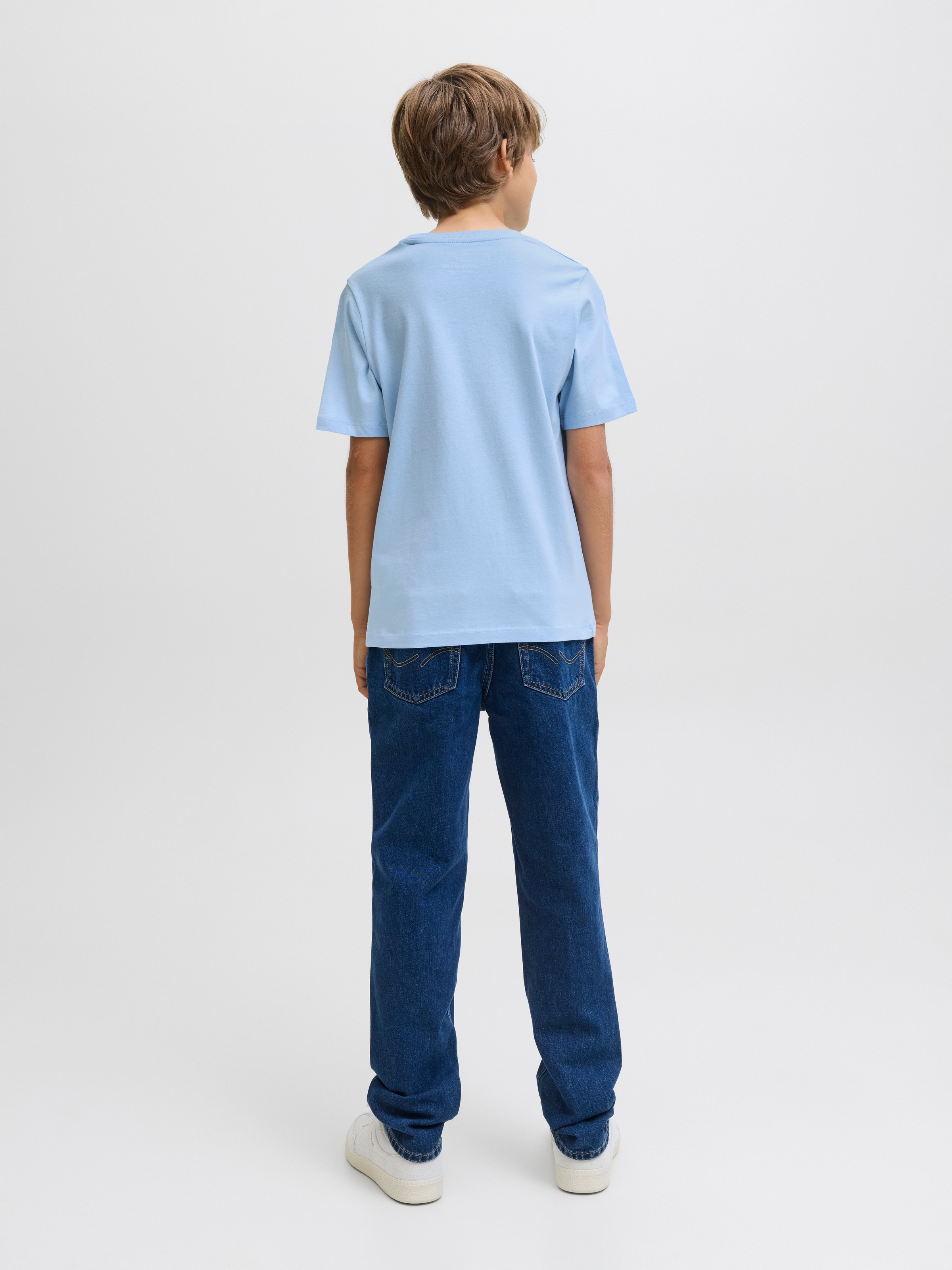 Jack & Jones Junior T-Shirt »JJELOGO TEE SS ONECK 2 COL AW25 NOOS JNR«