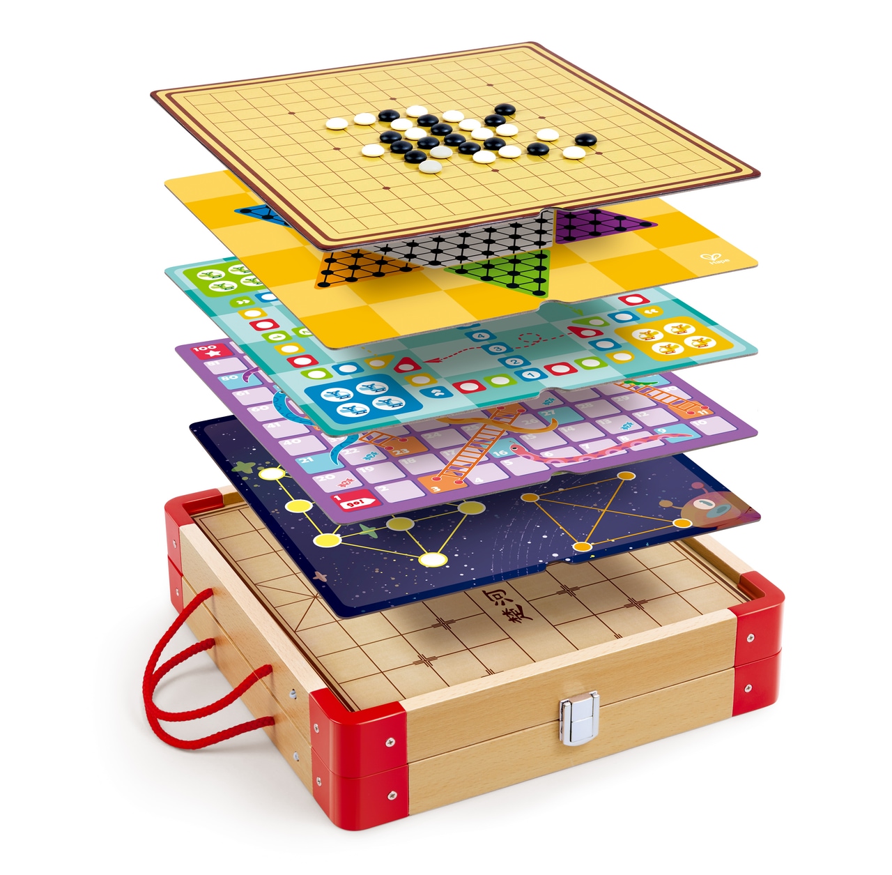 Hape Spiel »22-in-1 Spielesammlung aus Holz«