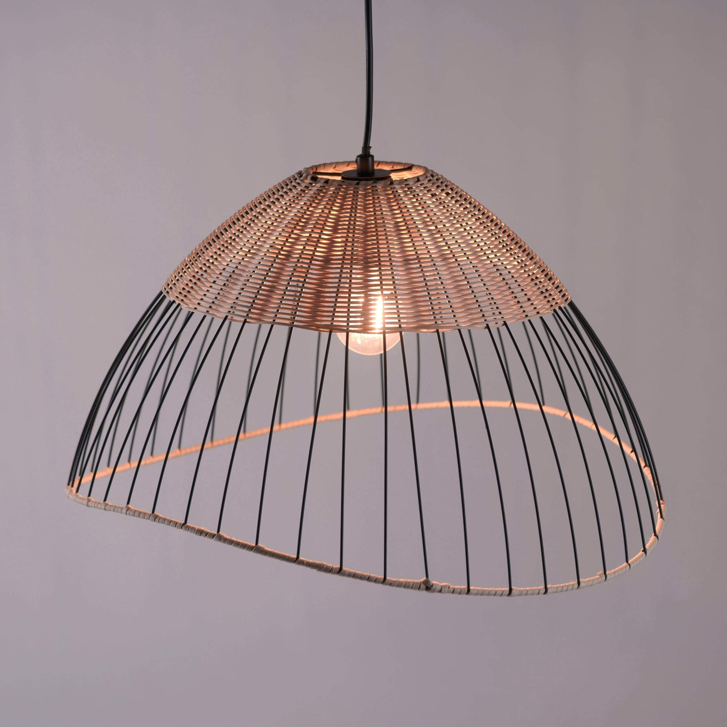JUST LIGHT Pendelleuchte »KORE« E27 1 Stk. ExklusiveE27