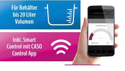 Caso Sous-Vide Garer »1328 SV 1200 Smart«