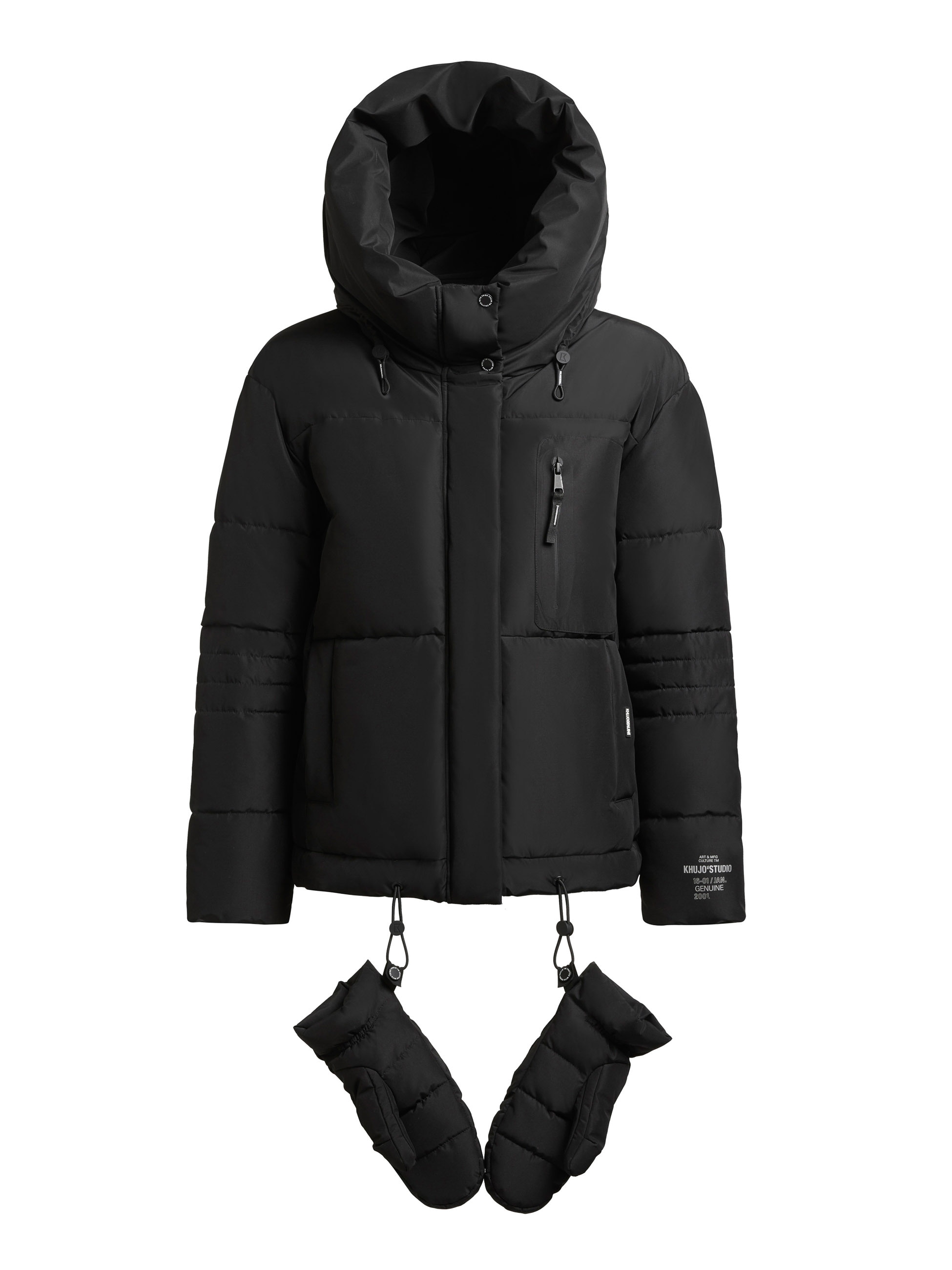 khujo Steppjacke »PEEKE2« 2 Stk. tlg. mit Kapuze