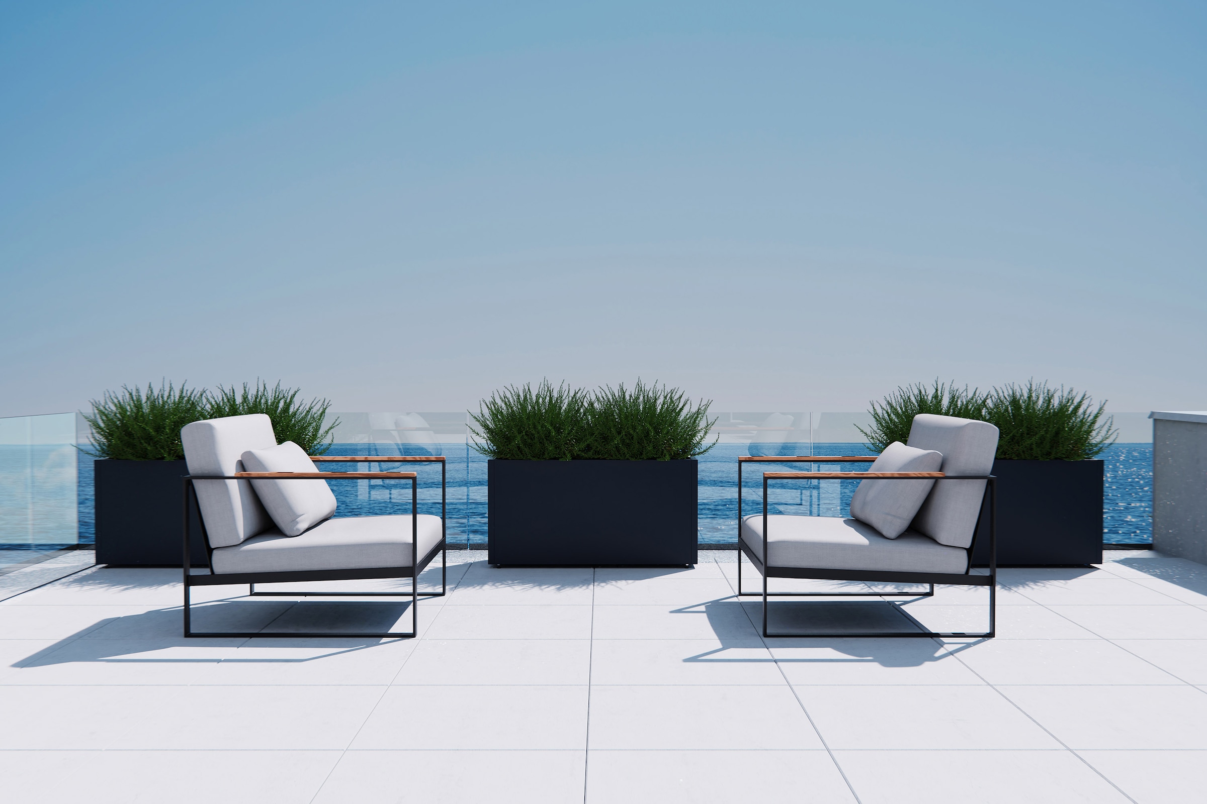 Herstera Garden Pflanzkübel »Cube« BxTxH: 100x30x50 cm