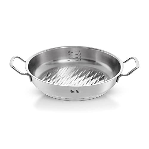 Fissler Topf-Set »Original-Profi Collection®«, Edelstahl 18/10, (Set, 5 tlg., Kochtopf 16/20/24 + Bratentopf 20cm + Servierpfanne 24cm), Made in Germany