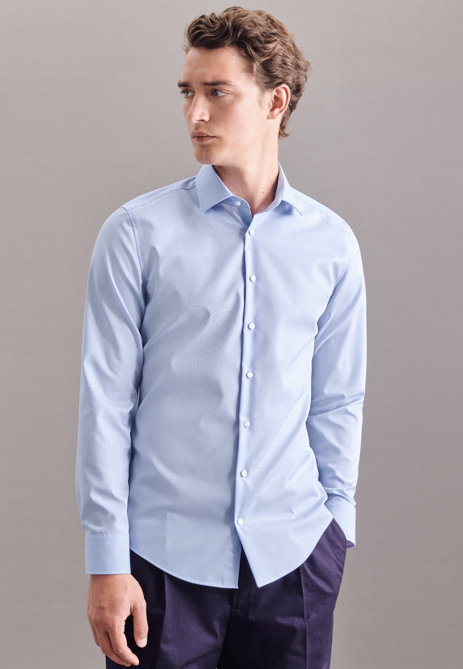 Uni Langarm online Businesshemd kaufen Kentkragen Slim seidensticker »Slim«,