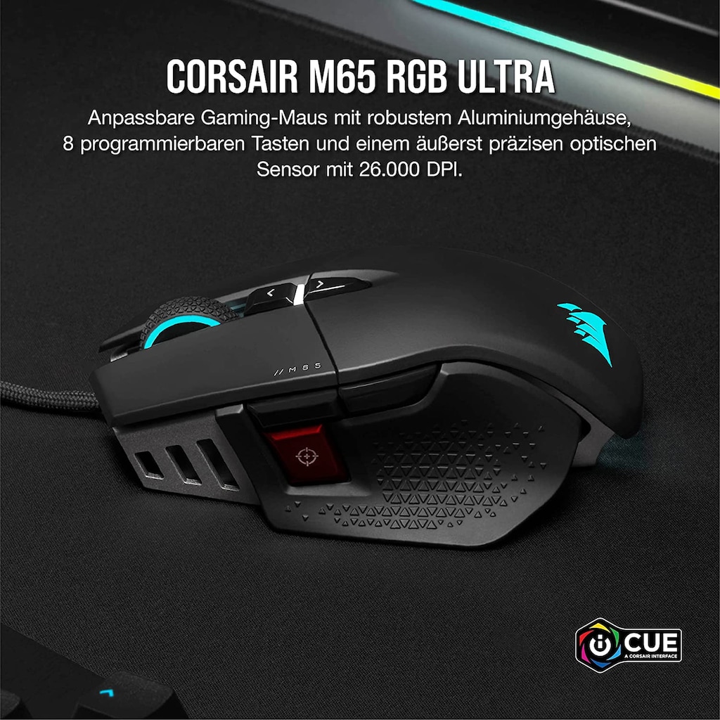 Corsair Gaming-Maus »M65 RGB ULTRA«, kabelgebunden