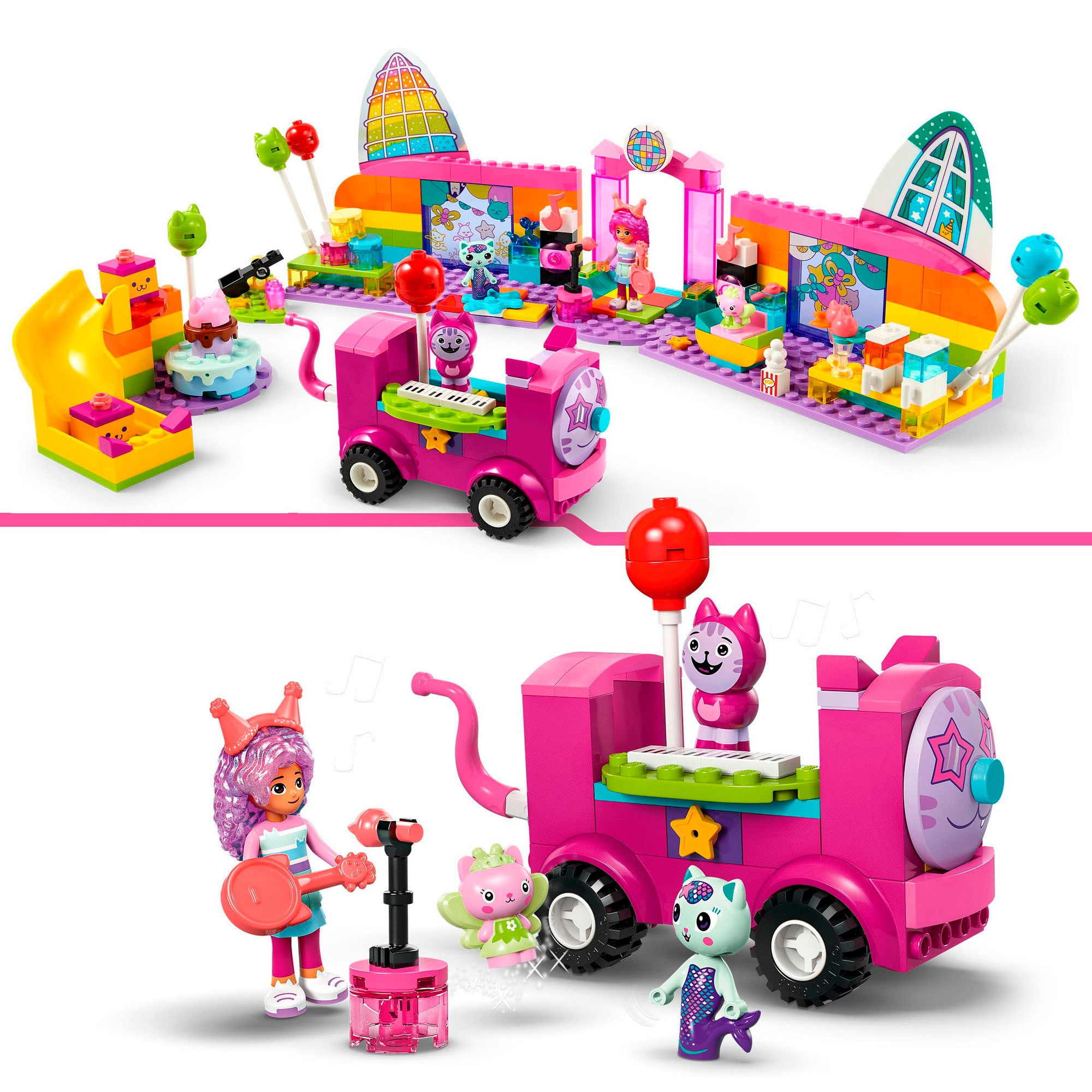 LEGO® Konstruktionsspielsteine »Gabbys Partyraum (10797), LEGO Gabby's Dollhouse«, (252 St.), Made in Europe
