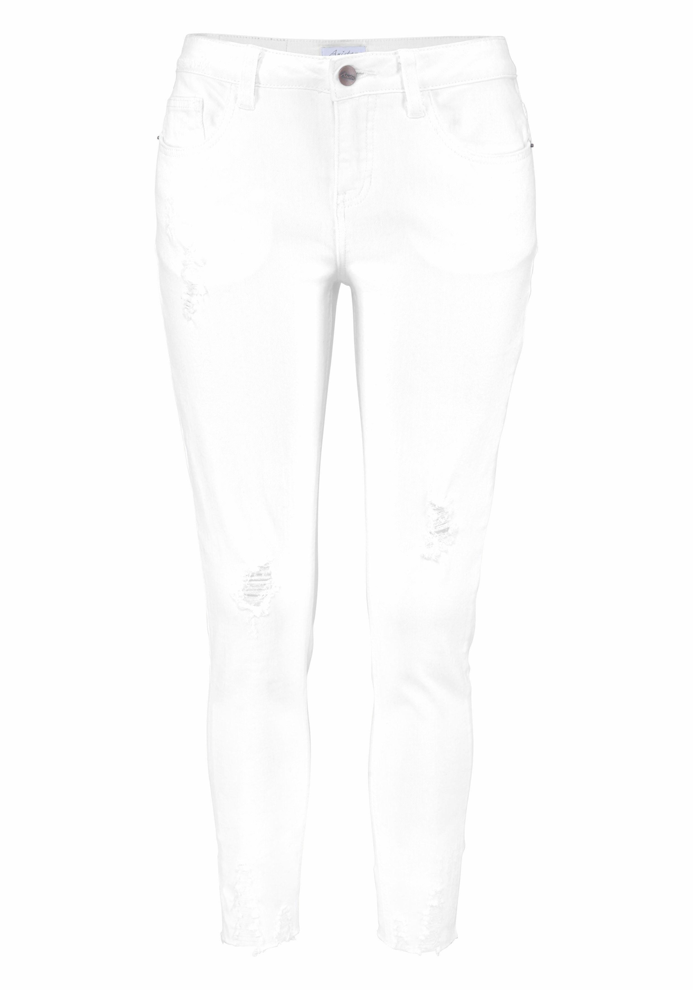 Aniston CASUAL Skinny-fit-Jeans, mit online Destroyed-Effekt bestellen