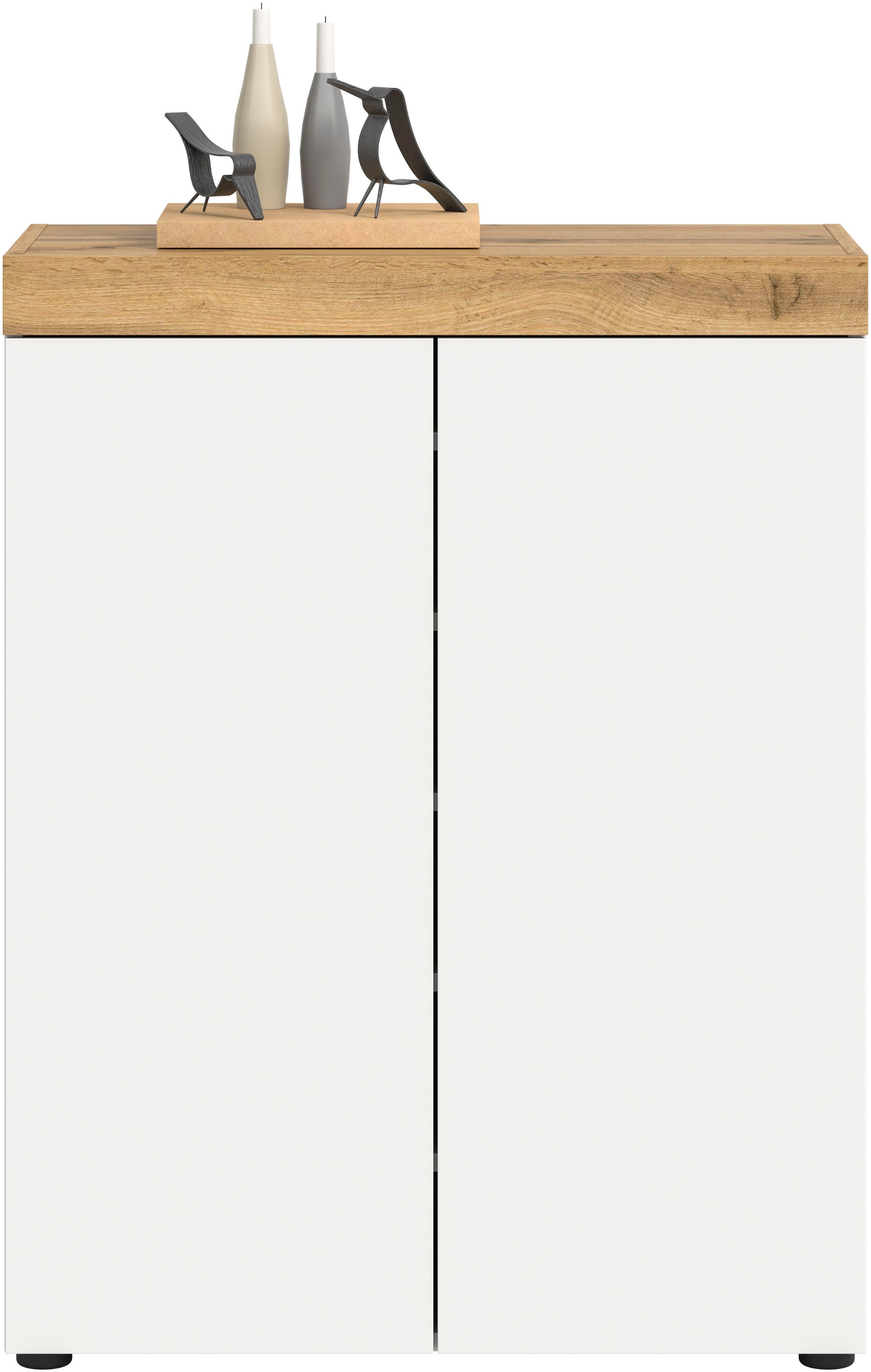 OTTO home Schuhschrank »MAMBO, Breite 77 cm, Höhe 99 cm« hängend oder stehend montierbar, 1 Stk. tlg. Schuhschrank, Schuhkommode, Flur, Diele