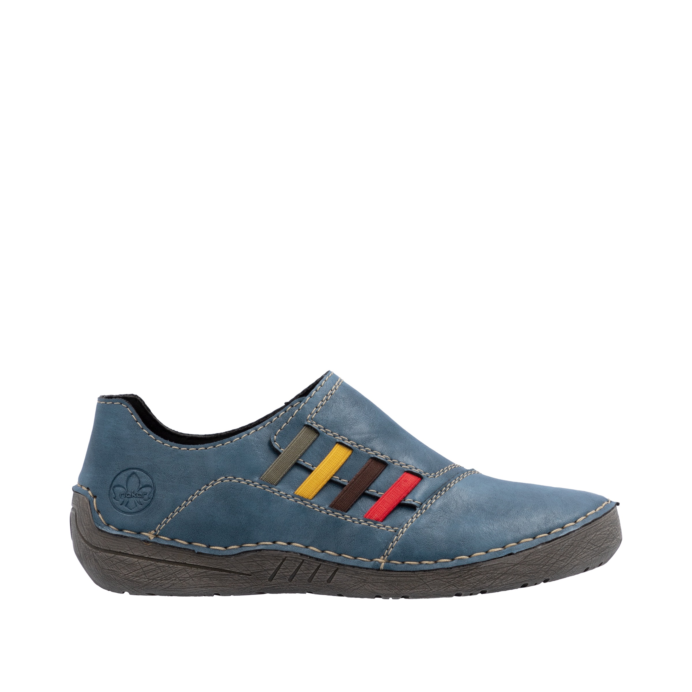 Rieker Slipper, Schlupfschuh, Slip-on Sneaker, Halbschuh mit weicher Innensohle