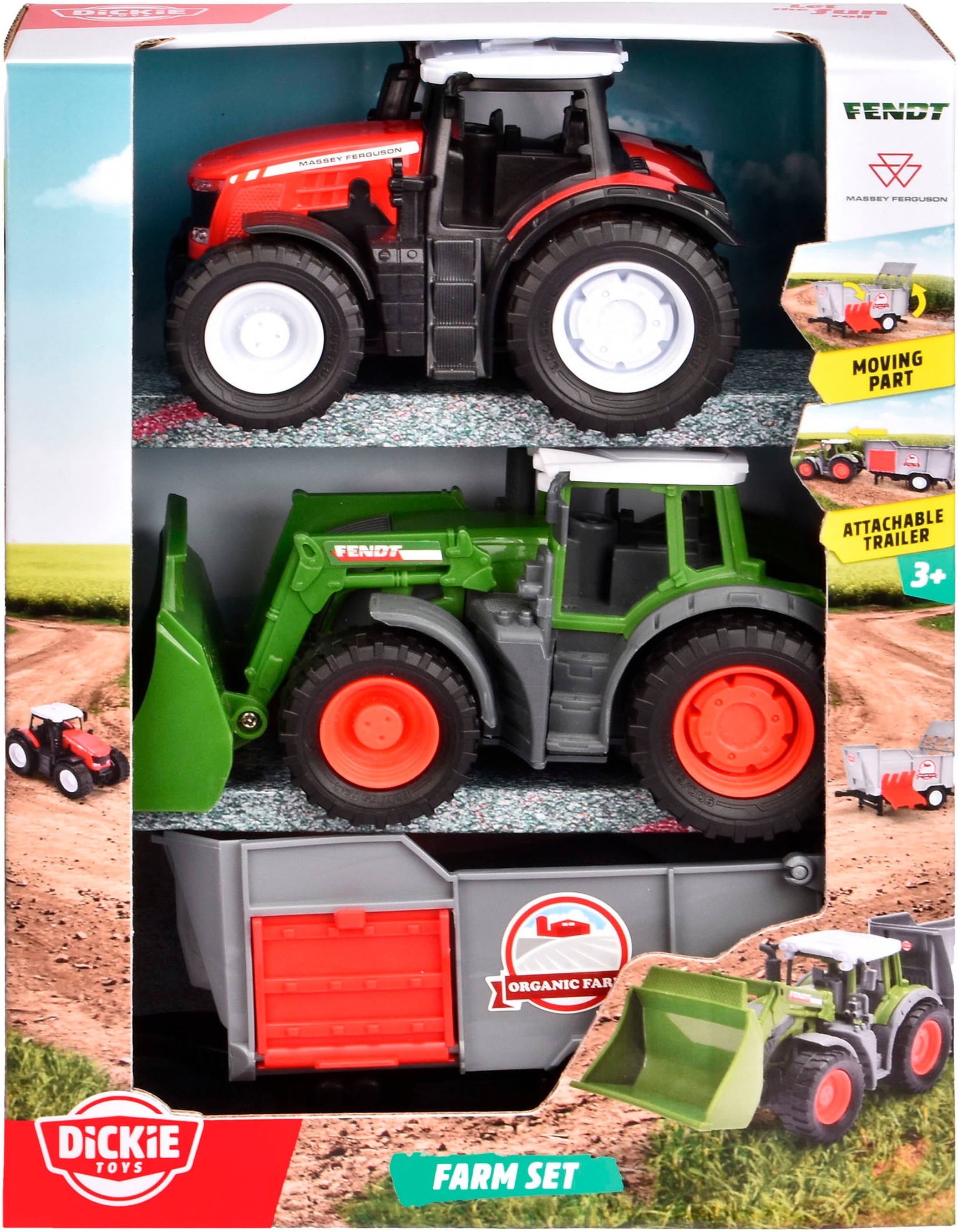 Dickie Toys Spielzeug-Traktor »Farm Set«