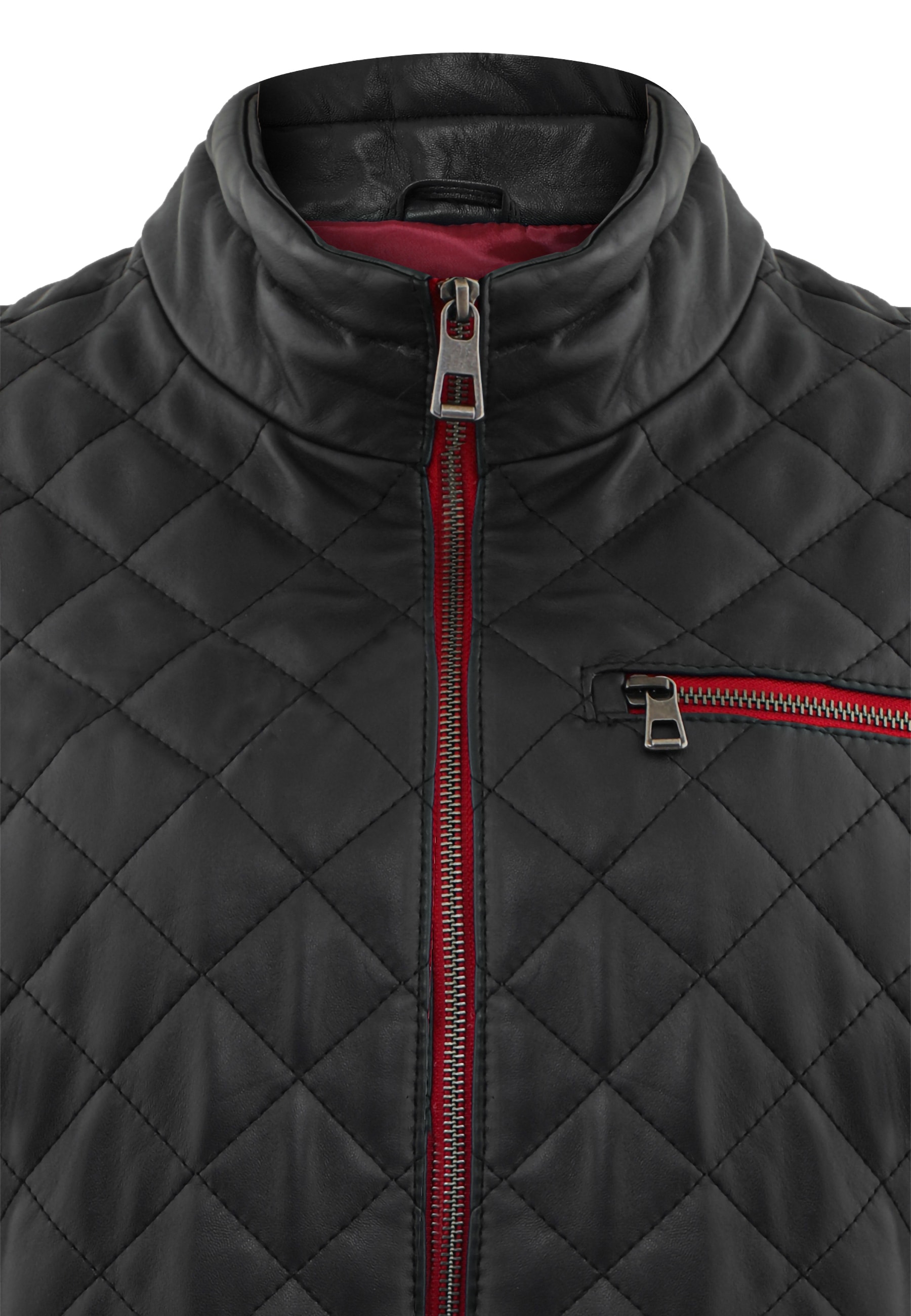 Felix Hardy Lederjacke »Lederjacke mit Reißverschluss«