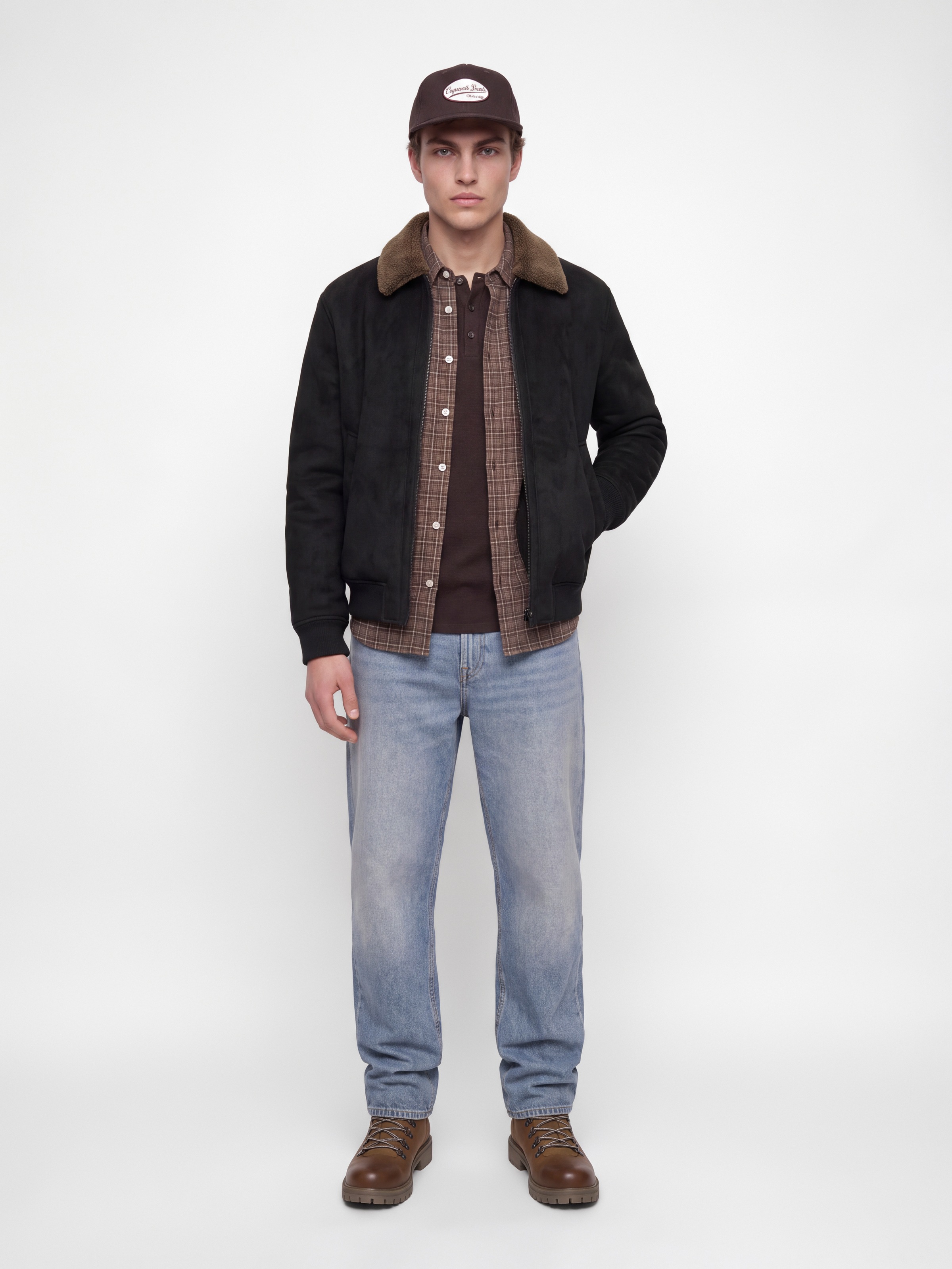 Jack & Jones Bomberjacke »JPRCCLUKE BOMBER JACKET SN« ohne Kapuze Kunstfaser, regular fit