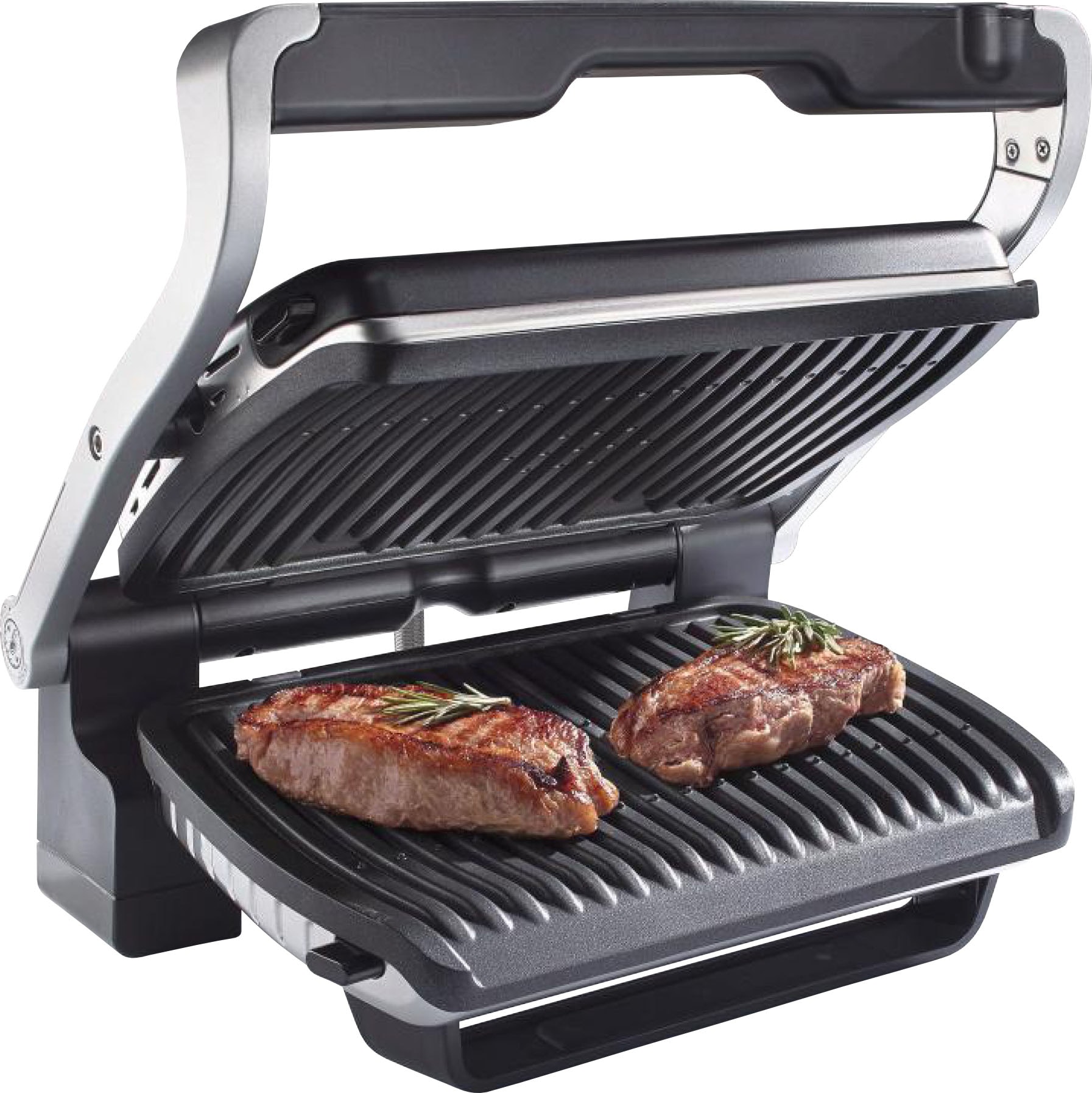 Tefal Kontaktgrill »Optigrill GC705D«, 2000 W, 6 passt Temperatur und Grillzyklus ans Grillgut an online kaufen | Quelle.de