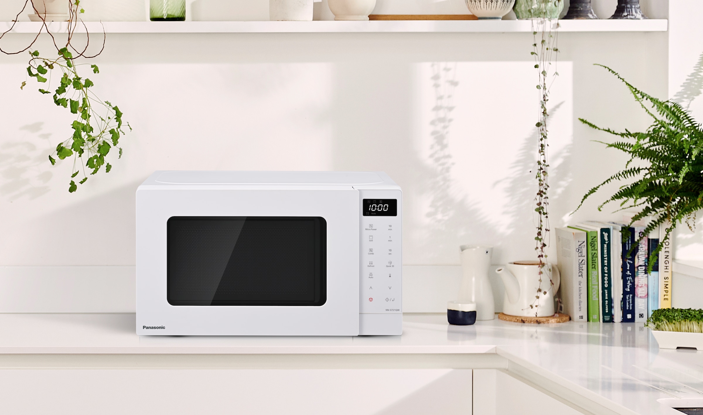 Panasonic Mikrowelle »NN-GT21QWEPG Mikrowelle mit Grillfunktion«, Mikrowelle-Grill, 800 W