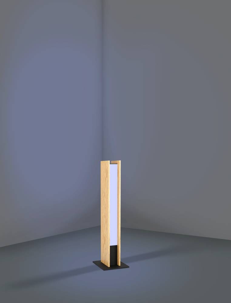 EGLO Tischleuchte »ANCHORENA-Z«, 1 flammig, Leuchtmittel LED-Modul | LED wechselbar, ZigBee, App und Sprachsteuerung Alexa, RGB, FSC100HB, dimmbar, Holz