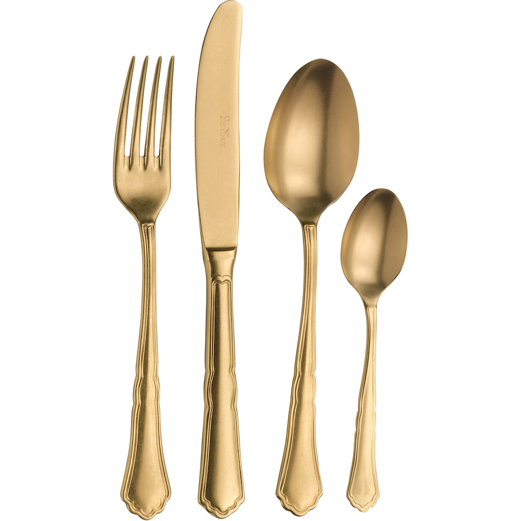 PINTINOX Besteck-Set »Settecento Alchemique Gold«, (Set, 30 tlg.)