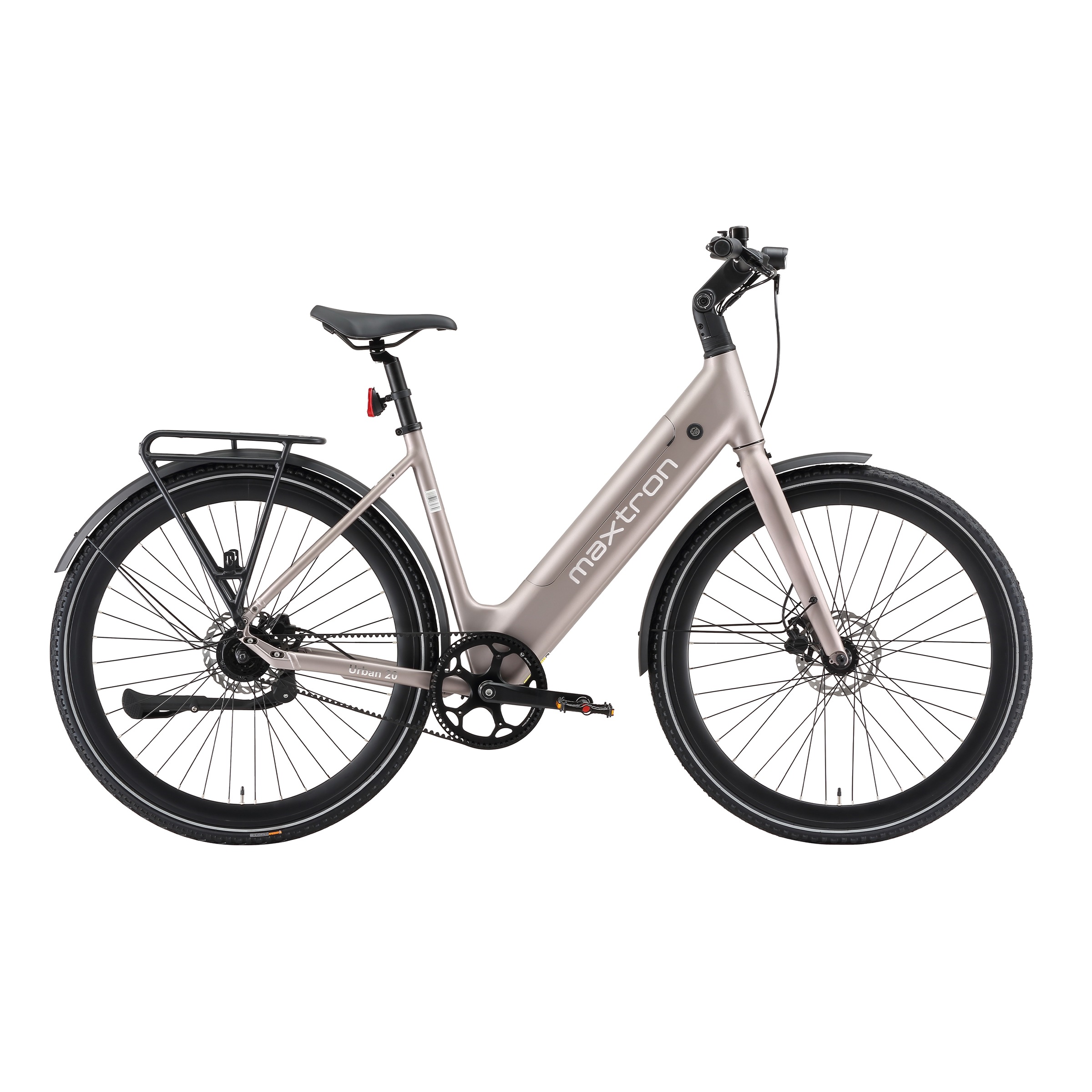 Maxtron »Maxtron Urban 20 City-E-Bike 28 Zoll« Heckmotor 250 W (mit integr. Akku), Elektrofahrrad für Alltag und Einkauf