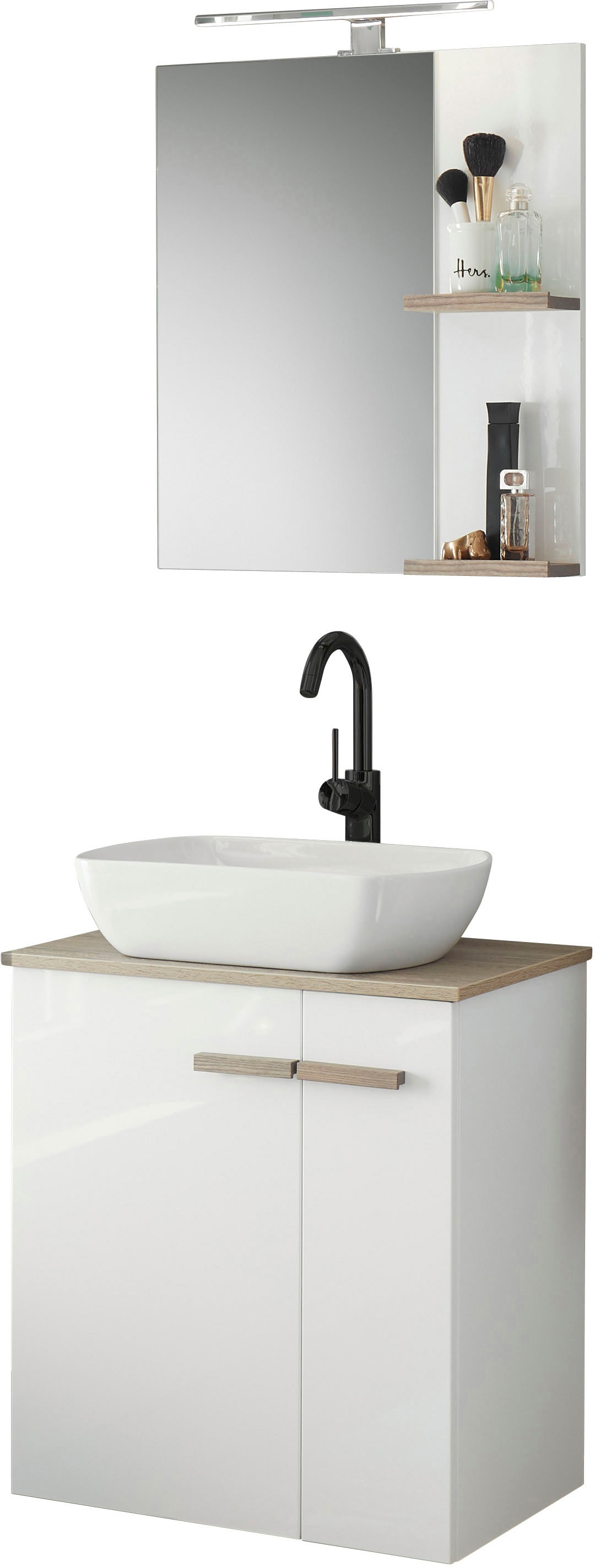 Places of Style Badmöbel-Set »SOLiD, Badmöbel-Set, Bad im modernen Design, günstig online kaufen