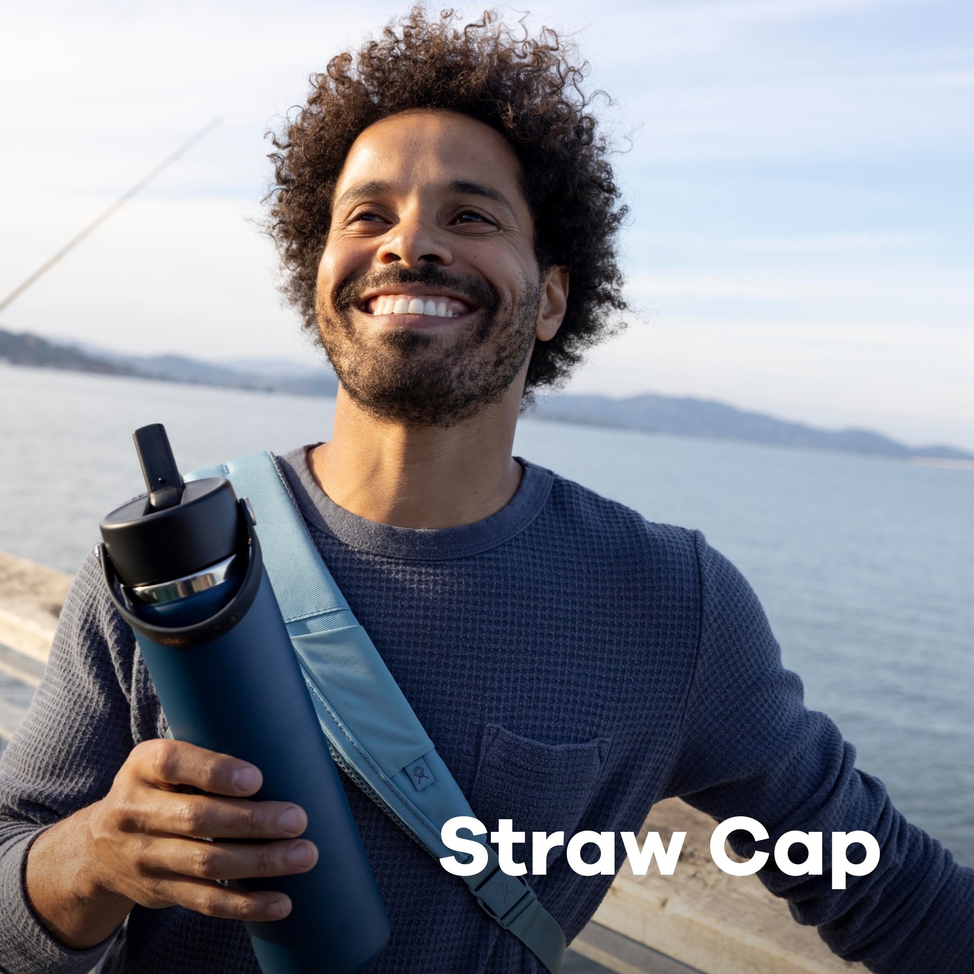 Hydro Flask Isolierflasche »32 Oz Wide Flex Straw Cap«, (1 tlg.), TempShield®️ doppelwandige Vakuumisolierung