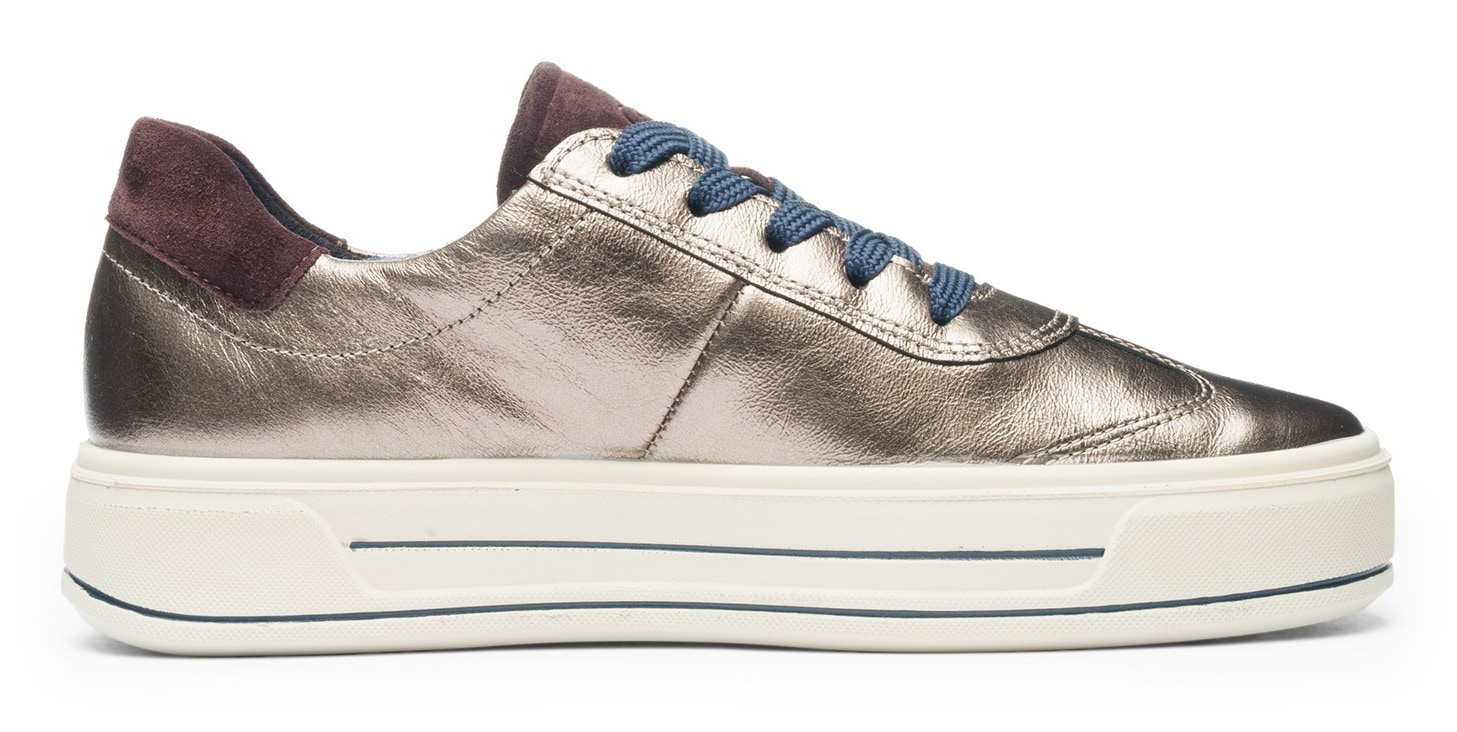 Ara Plateausneaker »CANBERRA«  Plateausneaker, Schnürschuh im Metallic Look, H-Weite