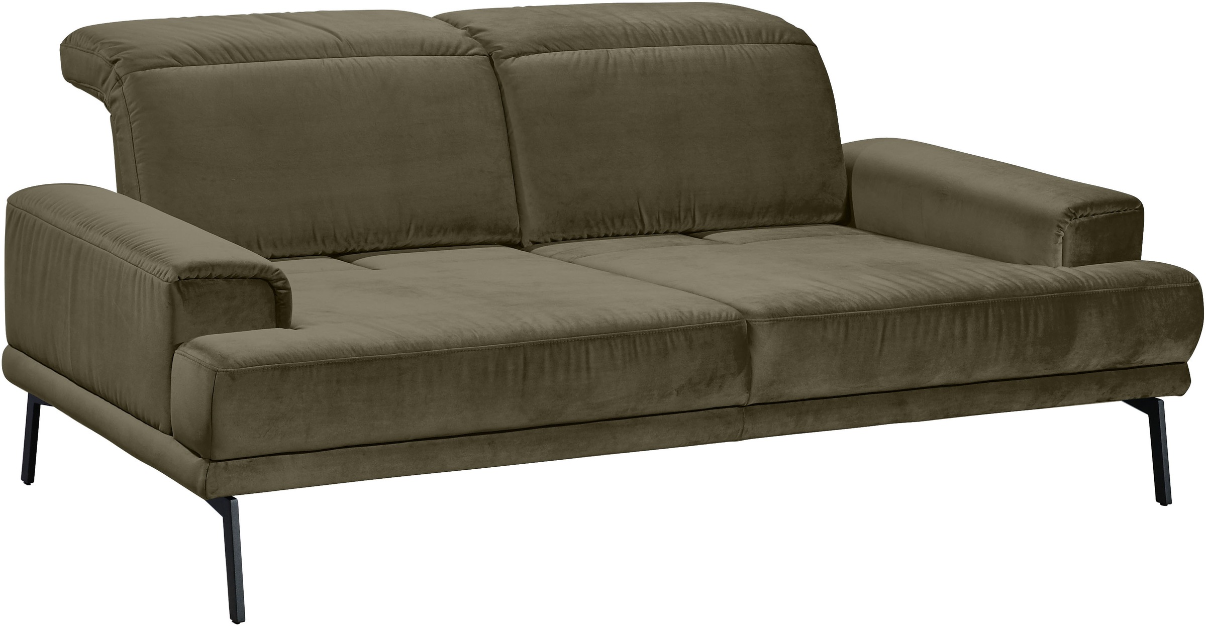 Musterring 2-Sitzer »MR 4580«, inkl. Kopf- und Sitztiefenverstellung, Fuß schwarz, B198 x T103 cm