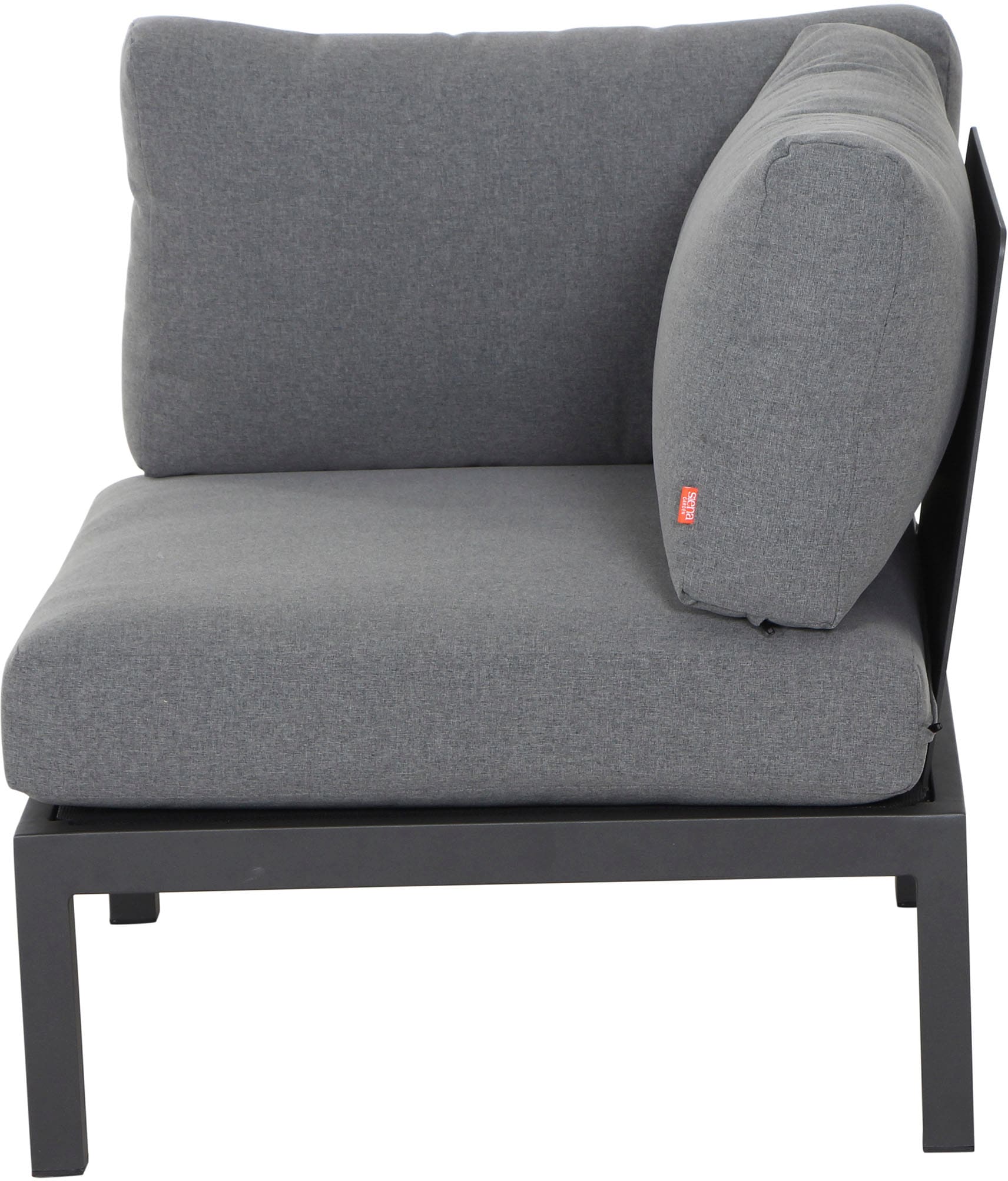 Siena Garden Gartenlounge-Set »Alvida«, (Set, 15 tlg.), best. aus 2 Sofas, 1 Ecksofa, 1 Tisch und 12 Kissen