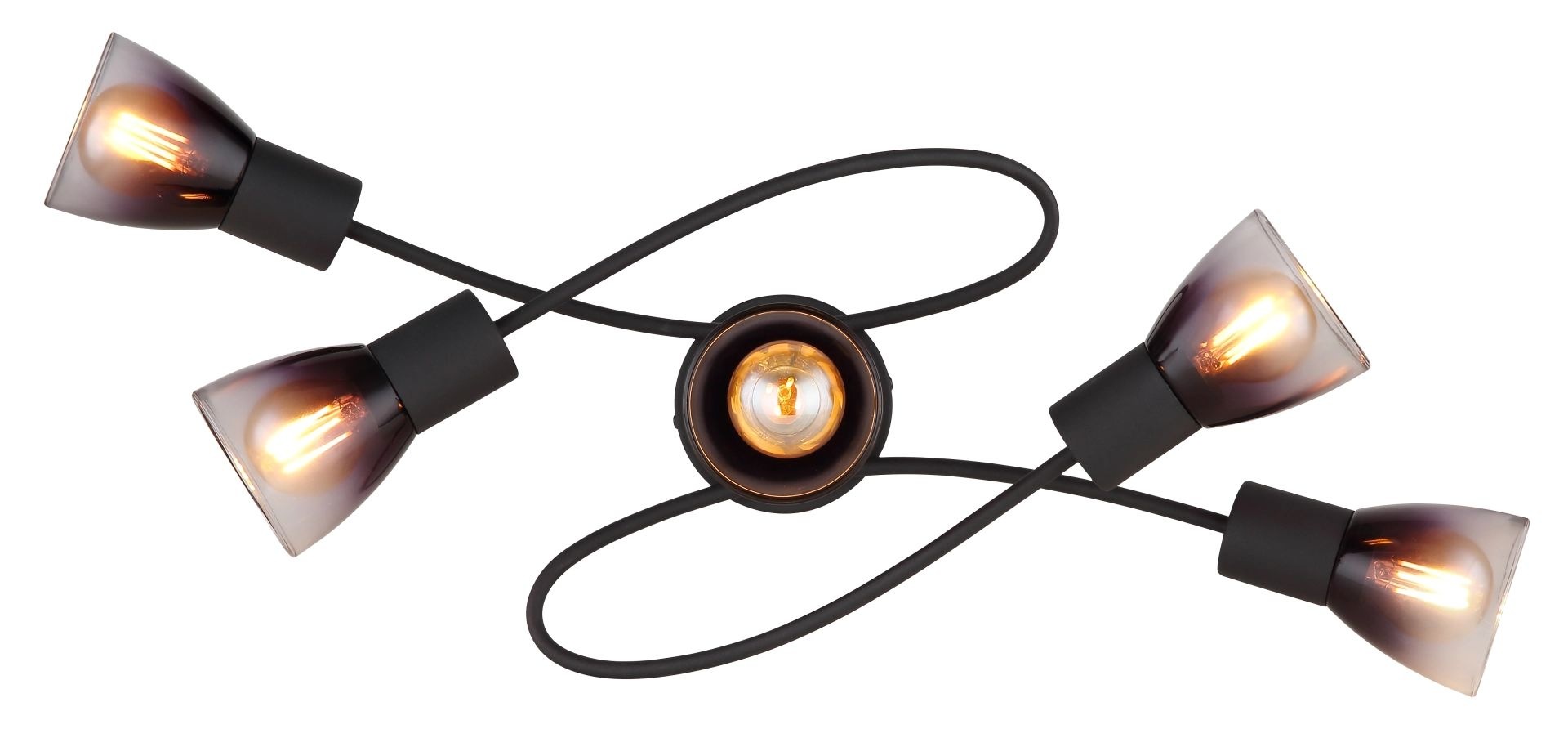 GLOBO LIGHTING Deckenleuchte »SATELLA« E14 1 Stk. Deckenlampe, Glas, Wohnzi günstig online kaufen