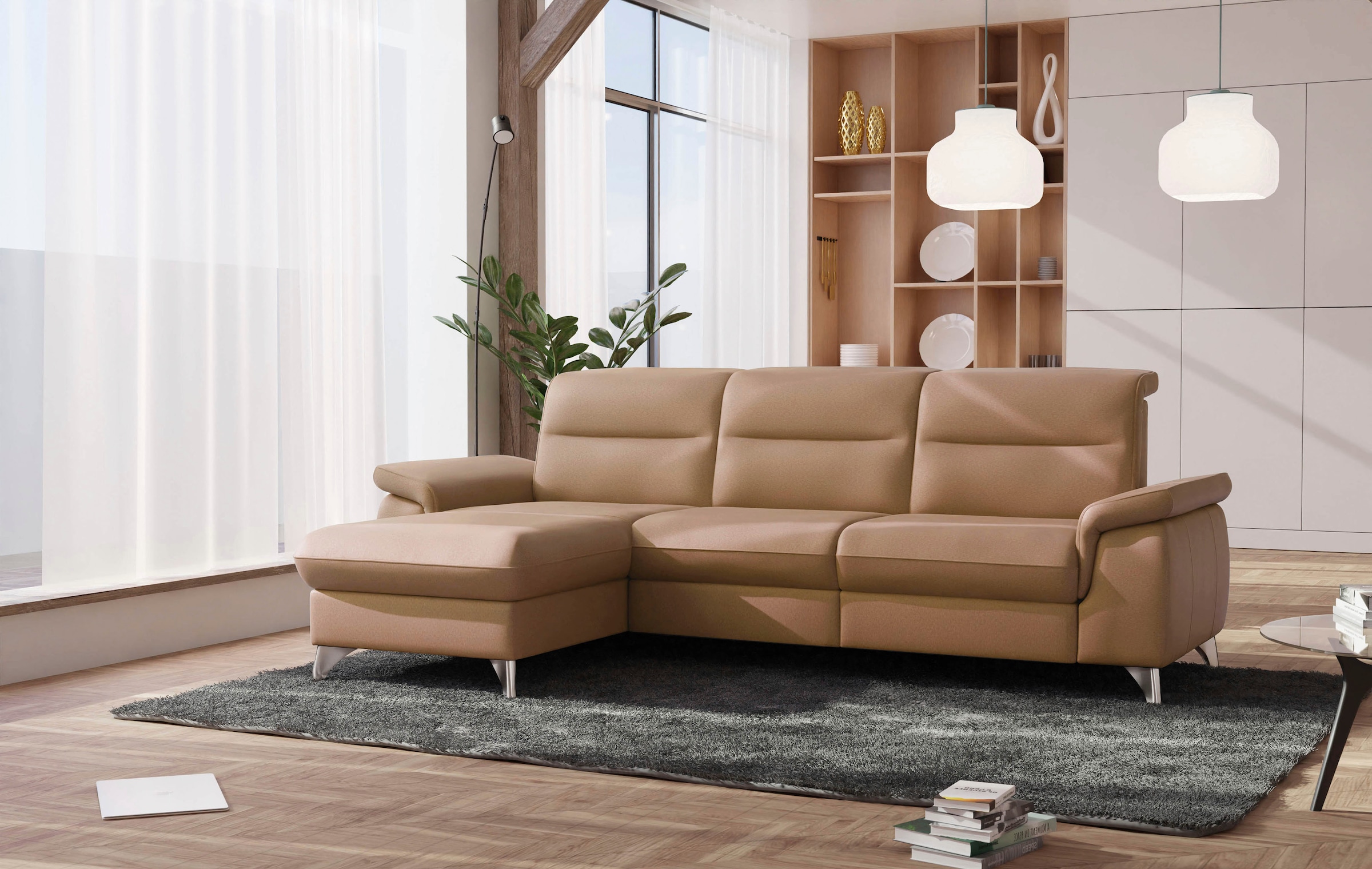 sit&more Ecksofa »Astoria L-Form«, wahlweise mit motorischer Relaxfunktion günstig online kaufen