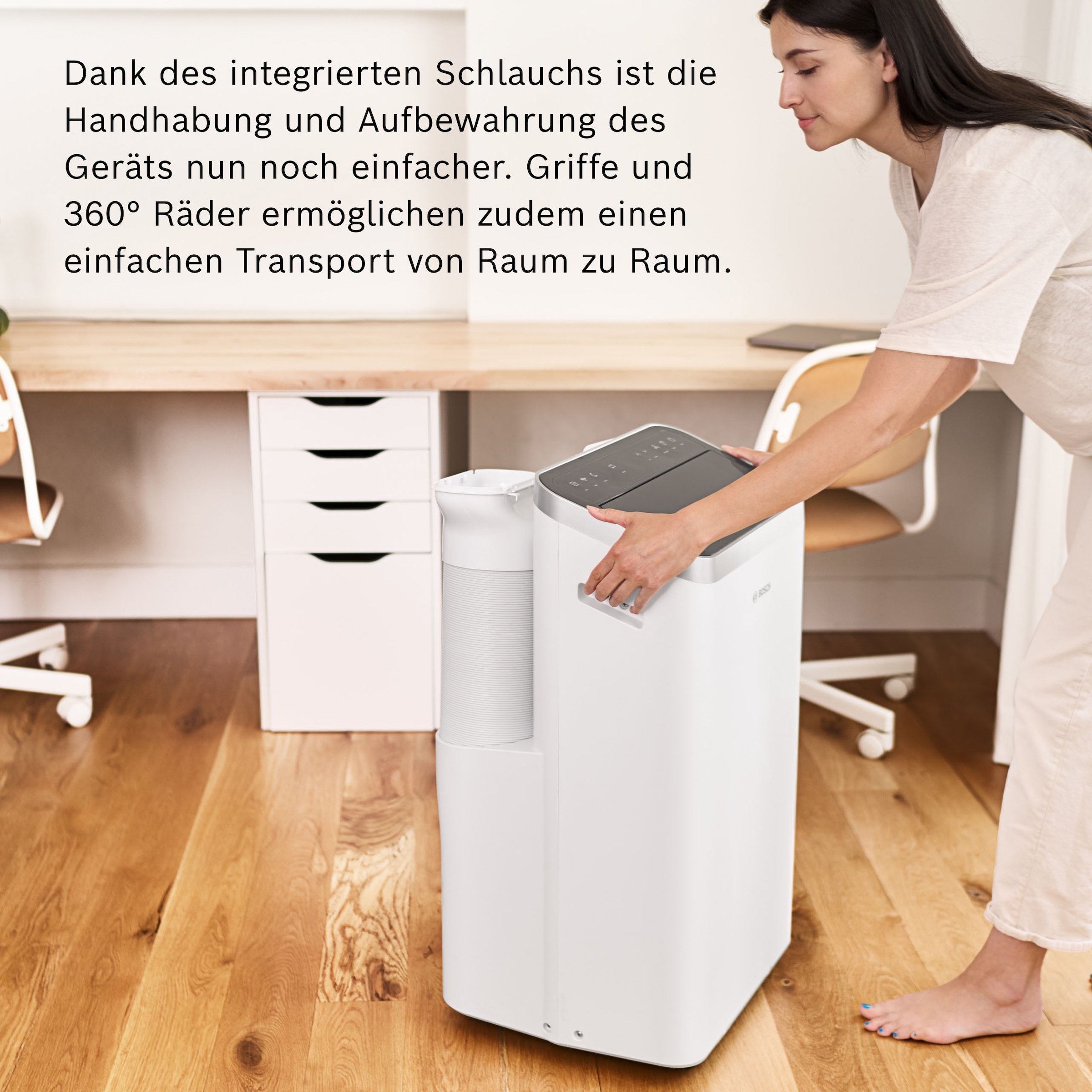 BOSCH 3-in-1-Klimagerät »Cool 4000 - Klimaanlage mit Luftentfeuchter und Ventilator« Entfeuchtung bis zu 50 l/Tag, für Räume bis zu 35m²