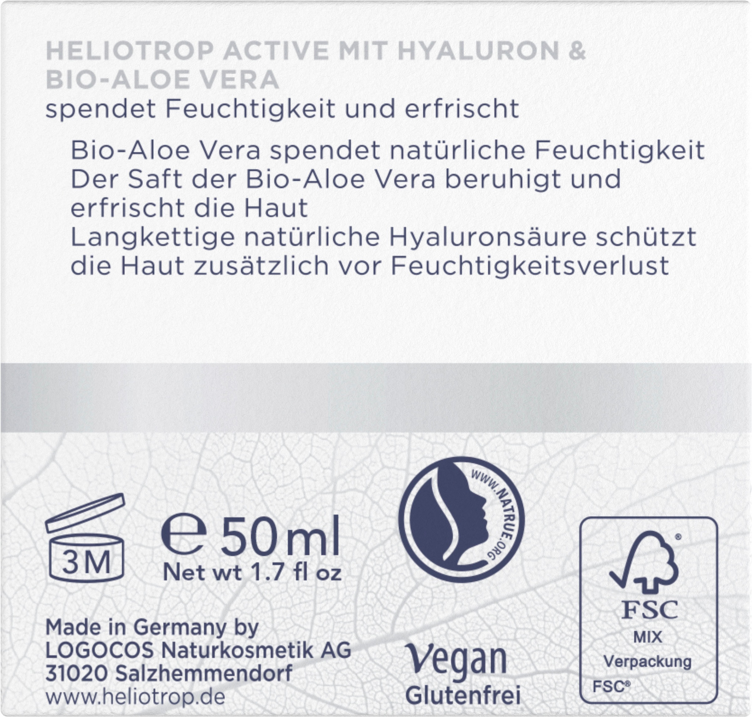 HELIOTROP »Active Hyaloevera Gesichtsserum Sorbet«