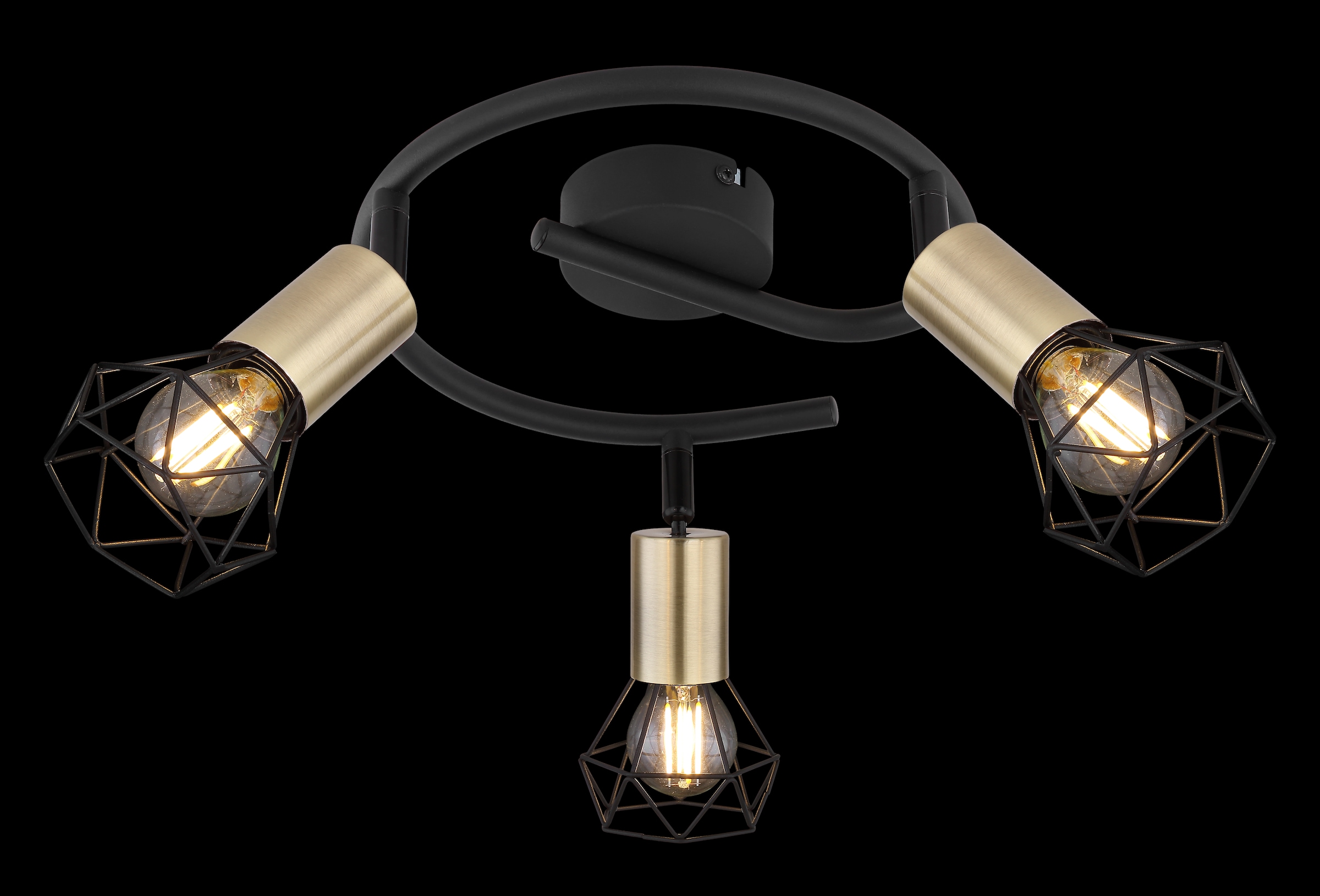 GLOBO LIGHTING Deckenstrahler »XARA I«, Leuchtmittel E14 | ohne Leuchtmittel, Deckenstrahler/Metall/Flur/Wohnzimmer/Schlafzimmer