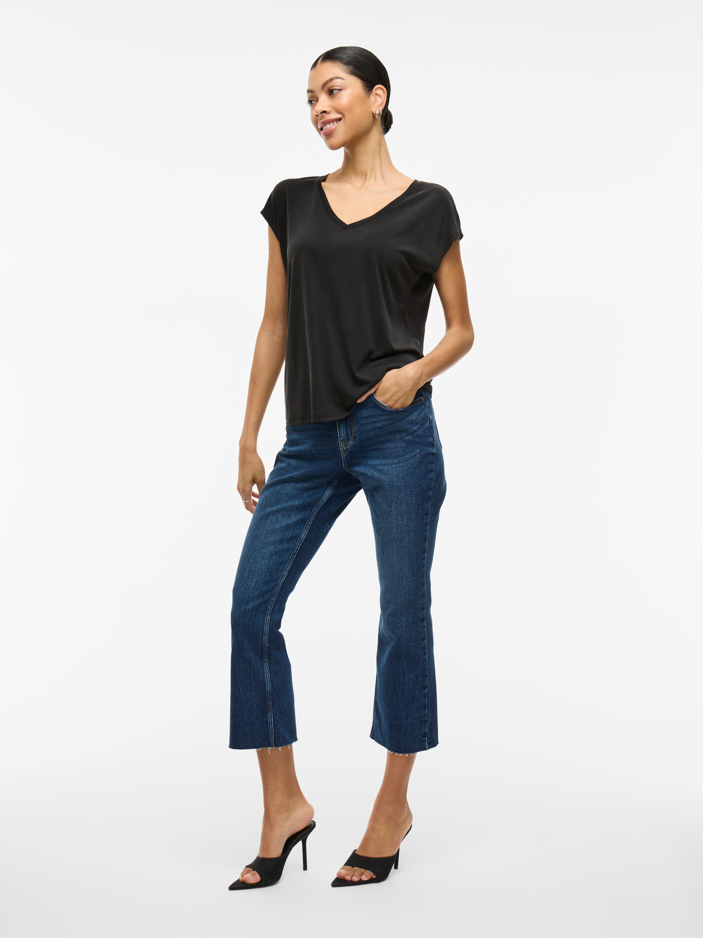 Vila Kurzarmshirt »VIMODALA«