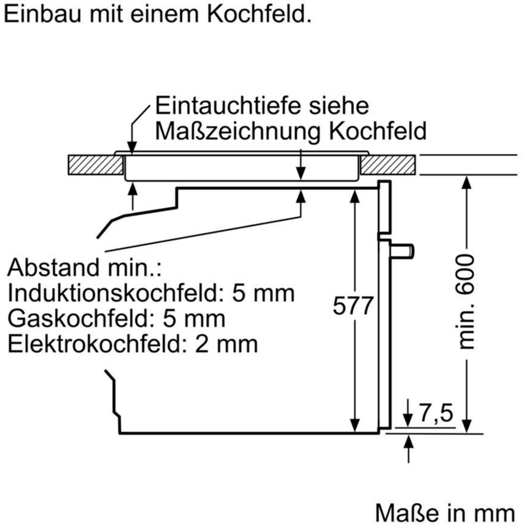 NEFF Dampfbackofen »B45FS24N0«, N 90, mit Vollauszug, easyClean, CircoTherm®, mit Slide&Hide®