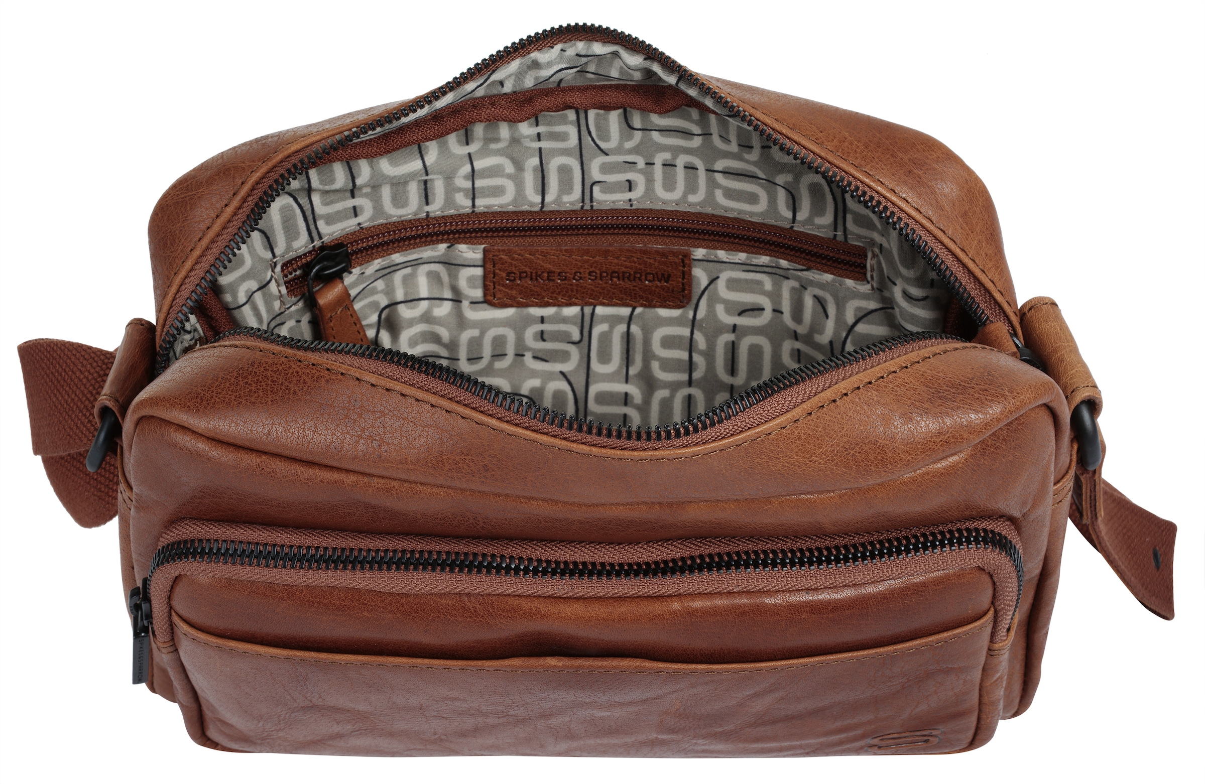 Spikes & Sparrow Umhängetasche echt Leder