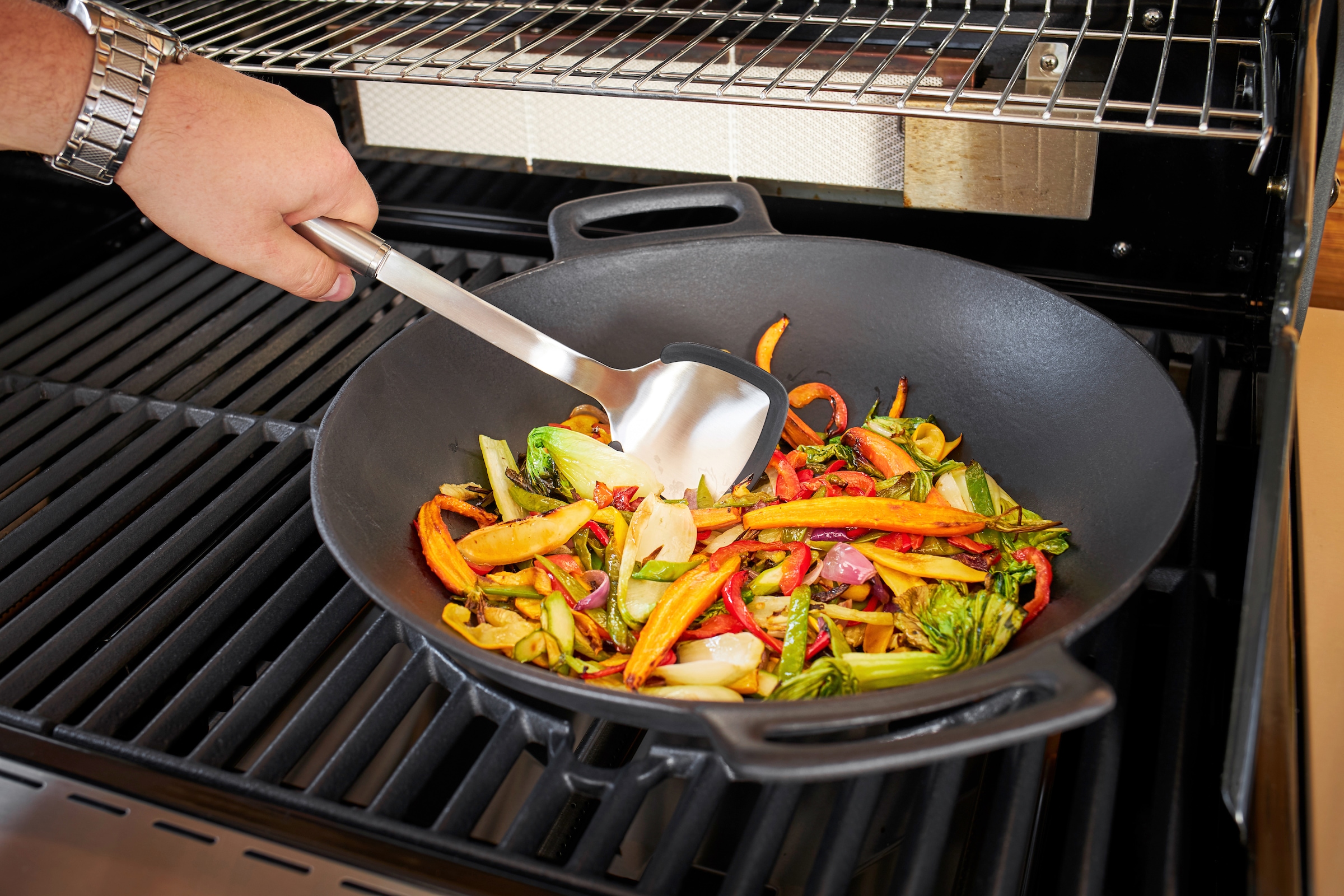 RÖSLE Wok »VARIO, 25409«, Gusseisen, (1 tlg.), für Herd und Grill günstig online kaufen