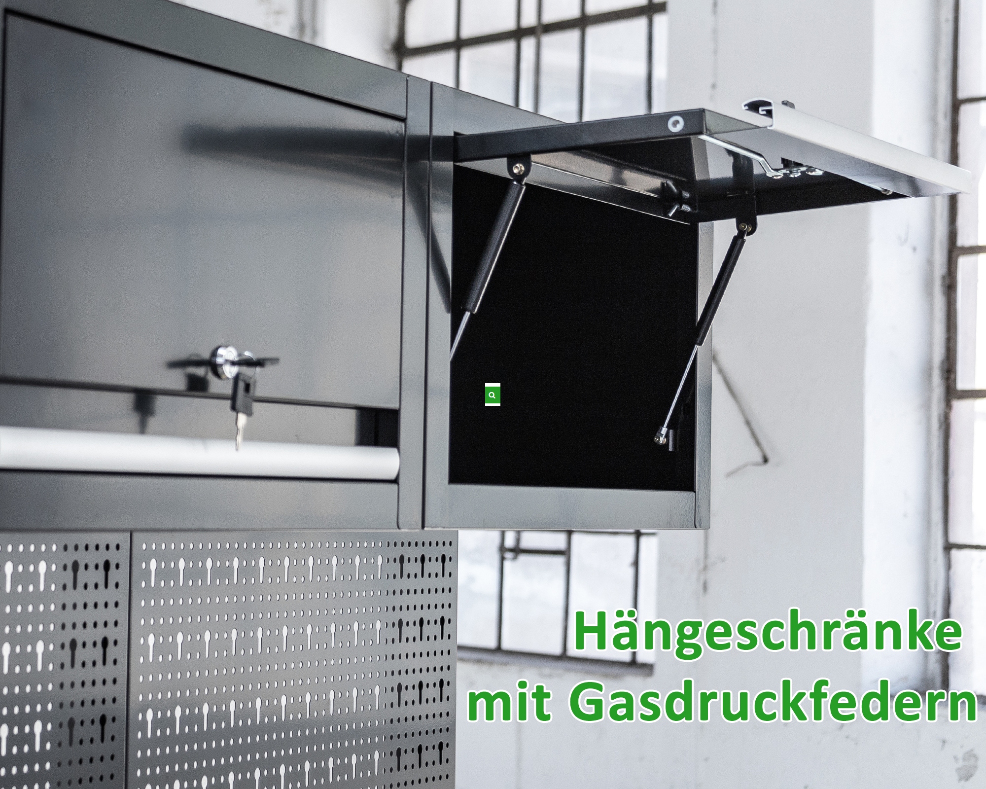 ONDIS24 Werkstatt-Set »Männerküche 260cm, Schwarz« 8 tlg. tlg.