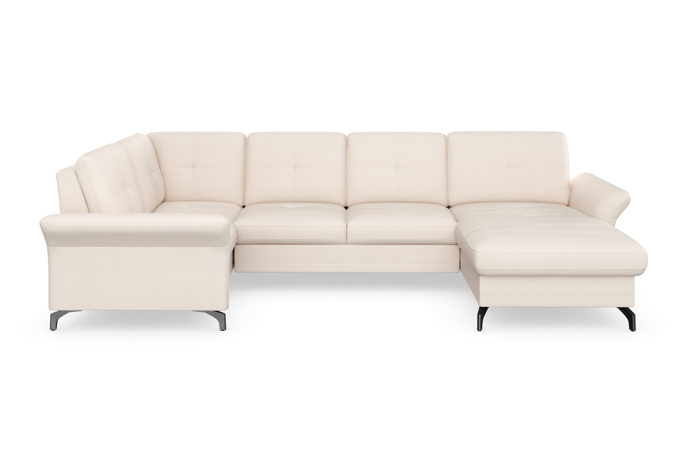 Home affaire Wohnlandschaft »Calando U-Form« wahlweise mit Bettfunktion, Be günstig online kaufen