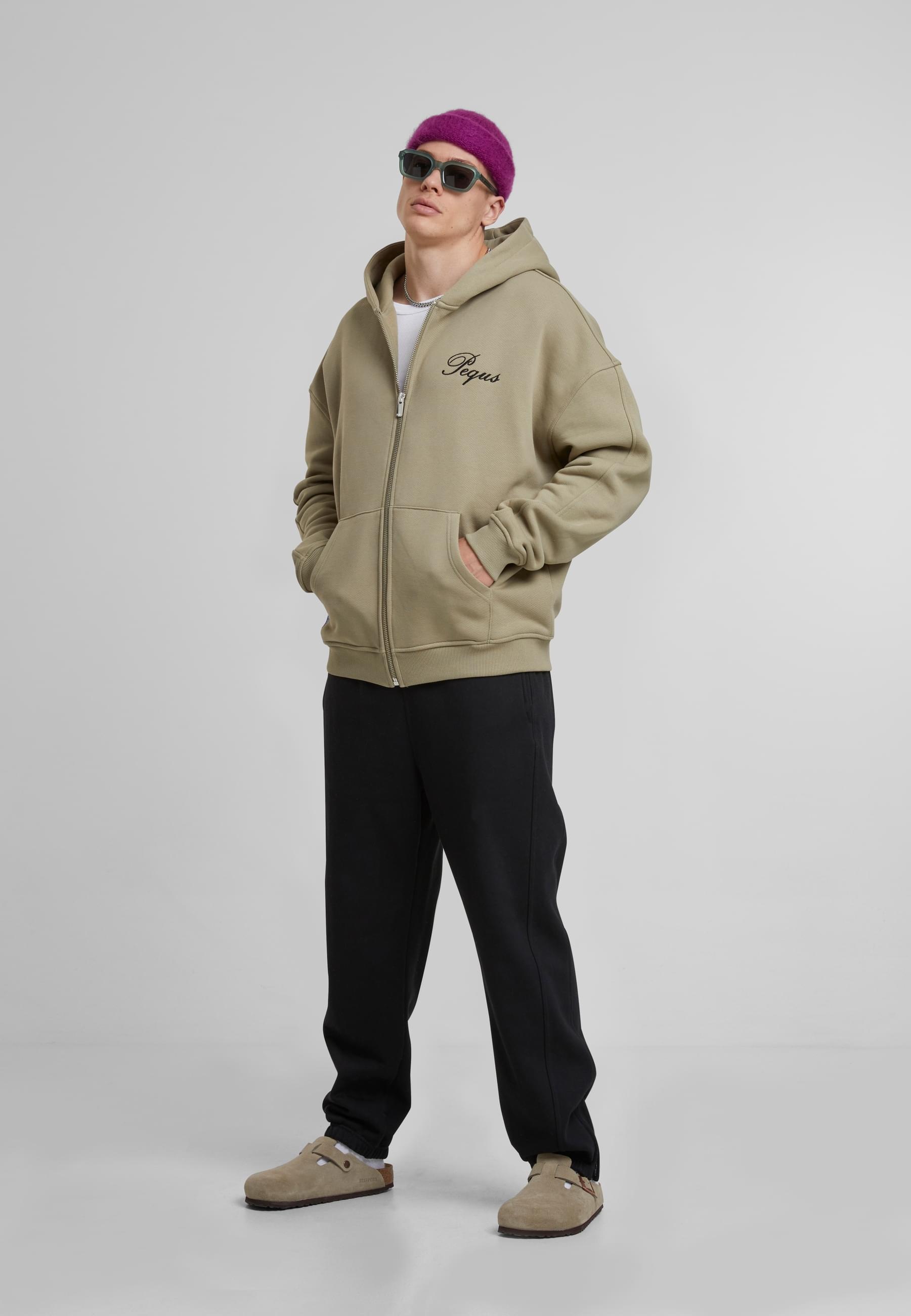 PEQUS Sweatjacke »PEQUS PEQUS Handwritten Logo Zip Hoodie«