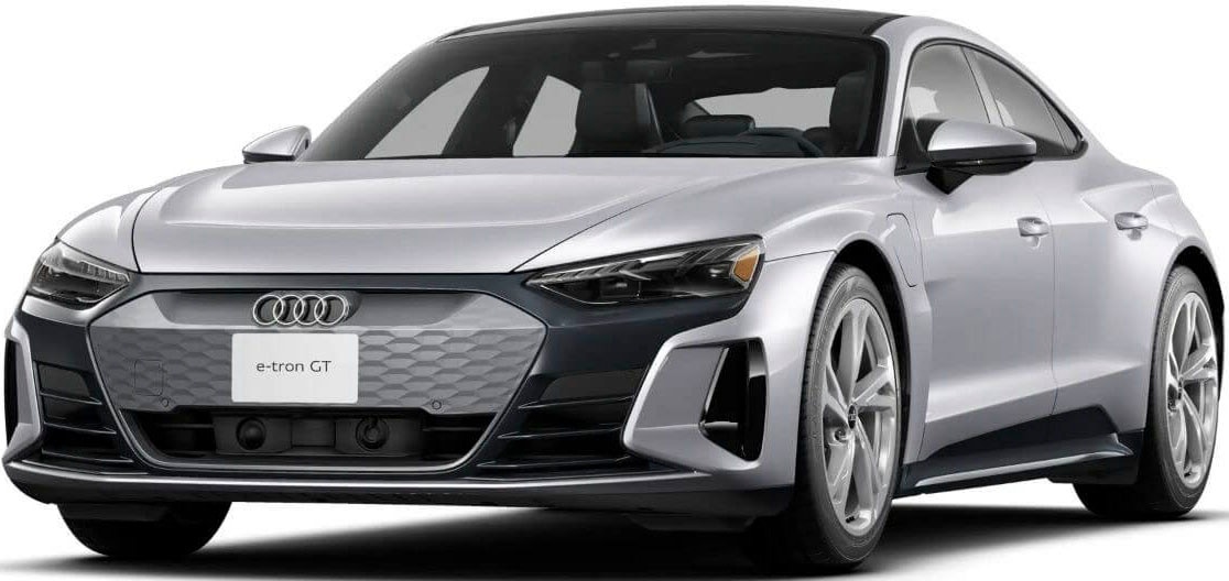 Bburago Sammlerauto »Audi RS e-tron GT, 22, silber«, 1:18