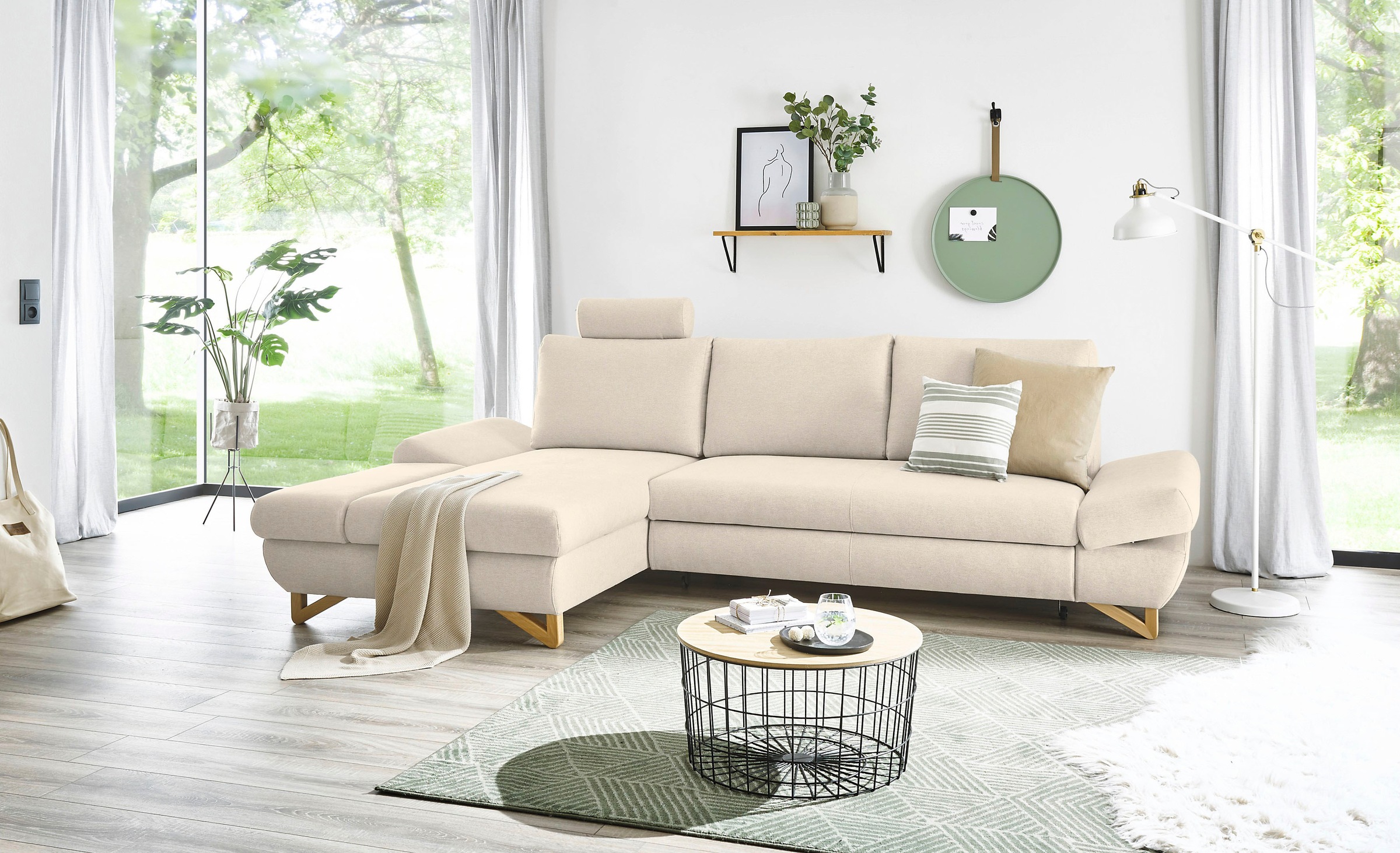 INOSIGN Schlafsofa »City/Giron«, komfortable Bettfunktion (Liegefläche 245 x 138 cm), sowie Bettkasten