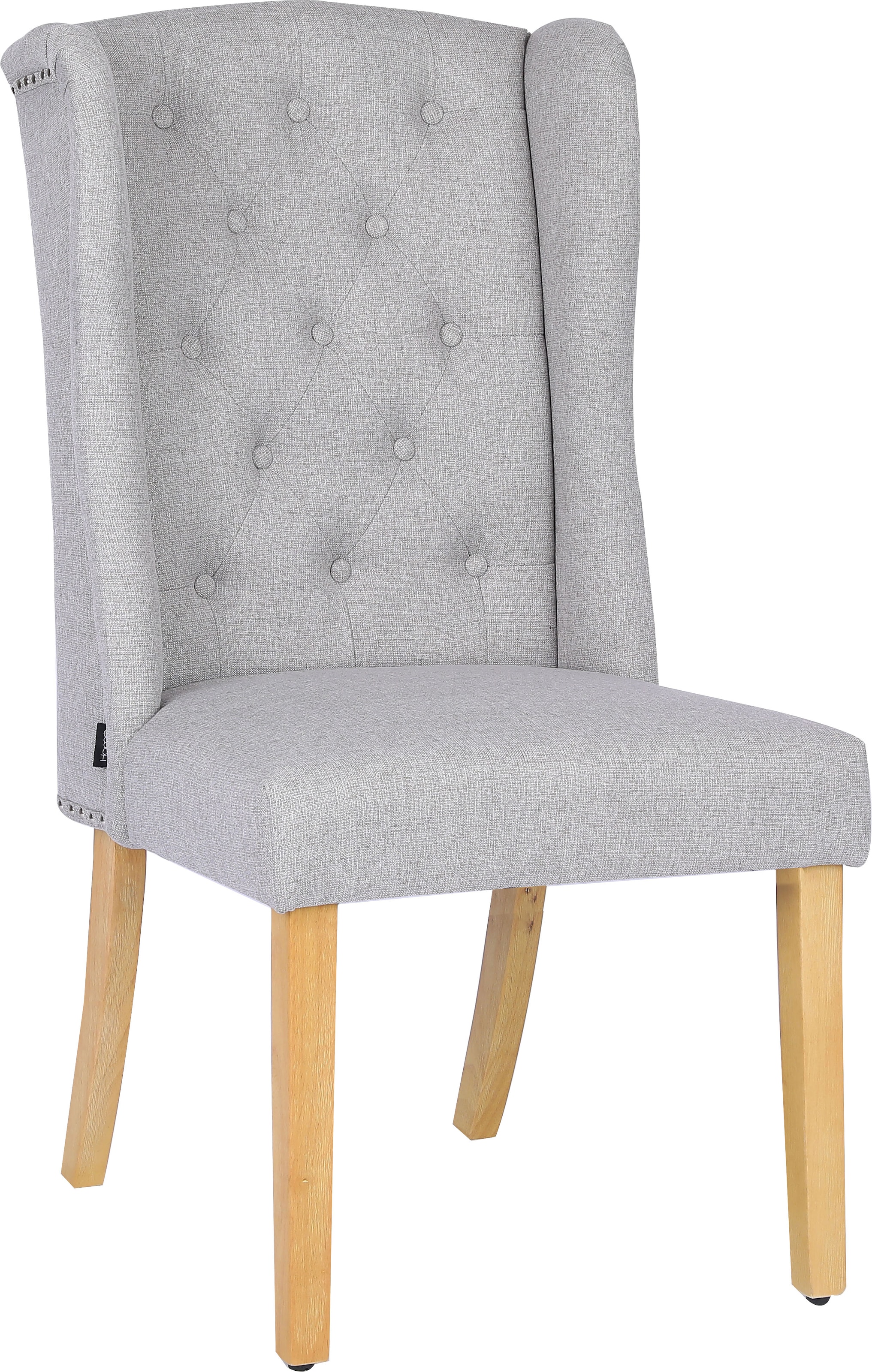 Home affaire Esszimmerstuhl »Liao, 2er-Set«, (Set), pflegeleichter Webstoff Bezug, Knopfheftung, Sitzhöhe ca. 50 cm