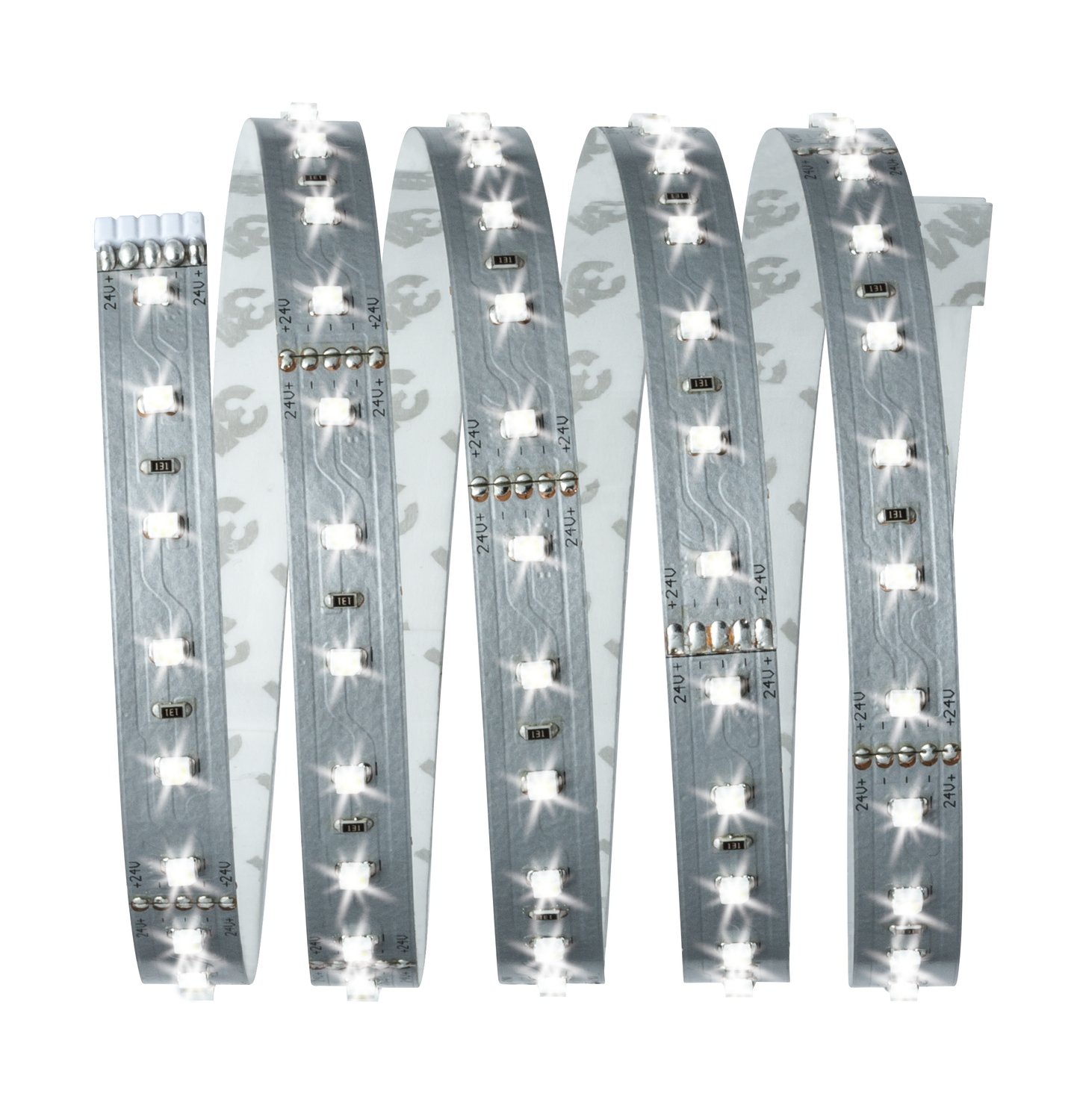 Paulmann LED-Streifen »MaxLED 500 Basisset 1,5m Daylight IP20 6500K 9W 230/24V 20VA Silber«, 1 St.-flammig
