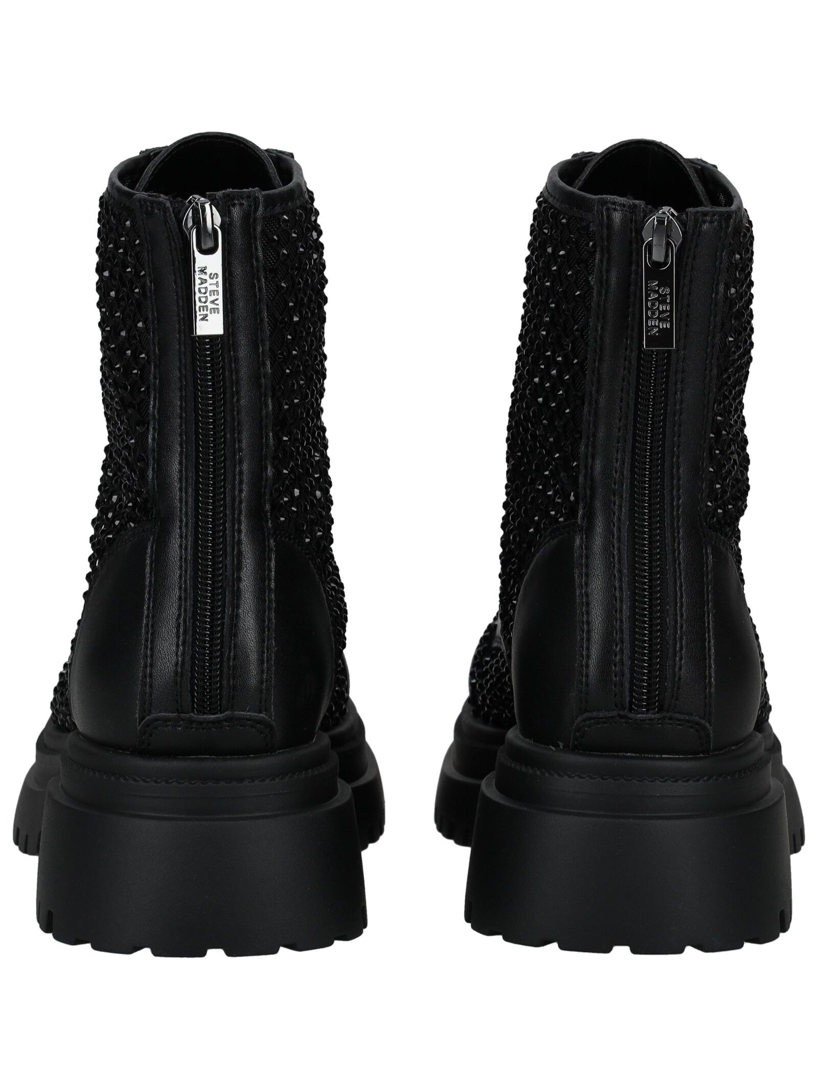STEVE MADDEN Schnürstiefelette »STEVE MADDEN Stiefelette Leder/Synthetik«