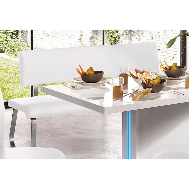 MCA furniture Polsterbank »Arco«, (1 St.), belastbar bis 280 kg,  Kunstleder, in verschiedenen Breiten auf Raten bestellen
